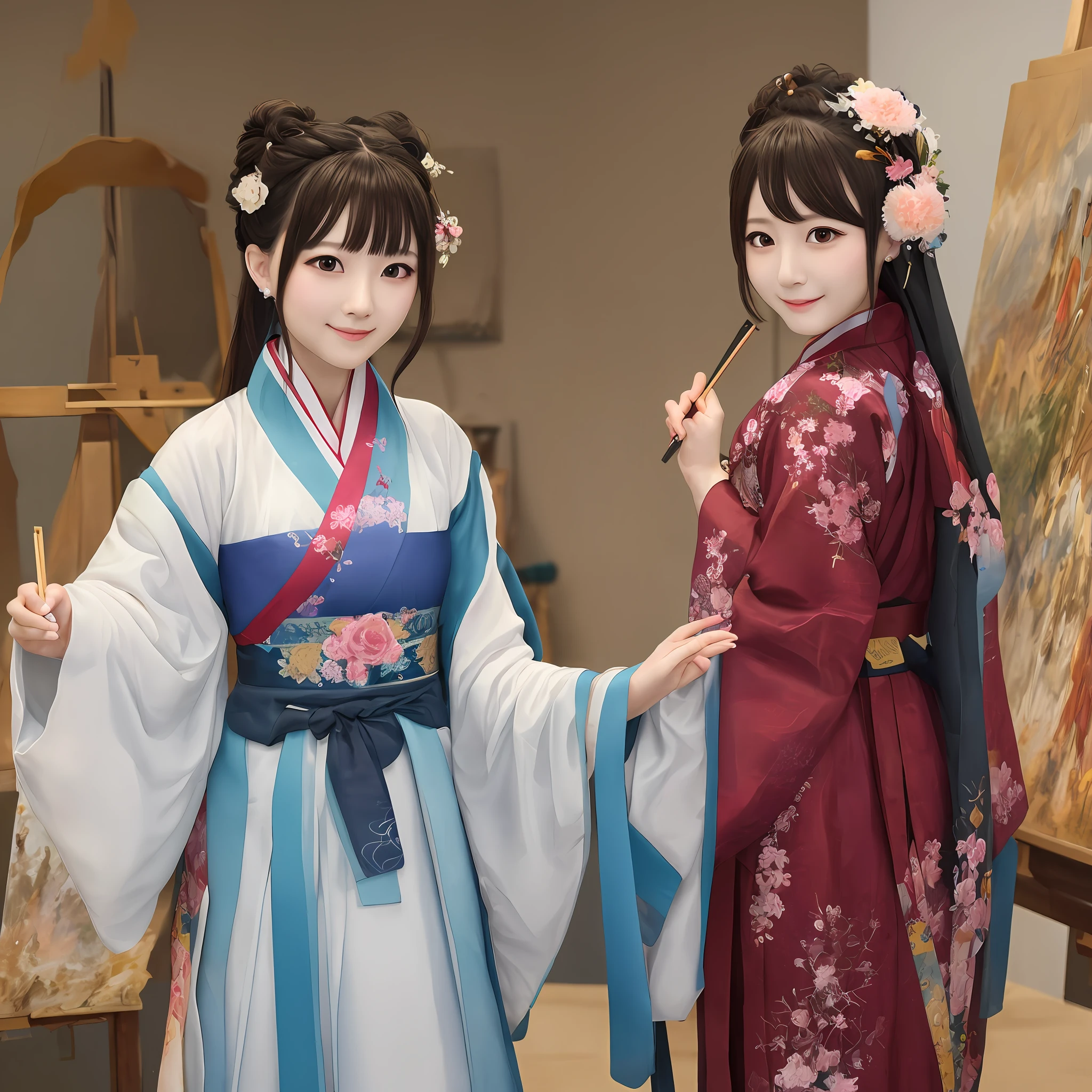 masterpaintings,Best quality,Hanfu,Cute and girly\(idolmaster\),