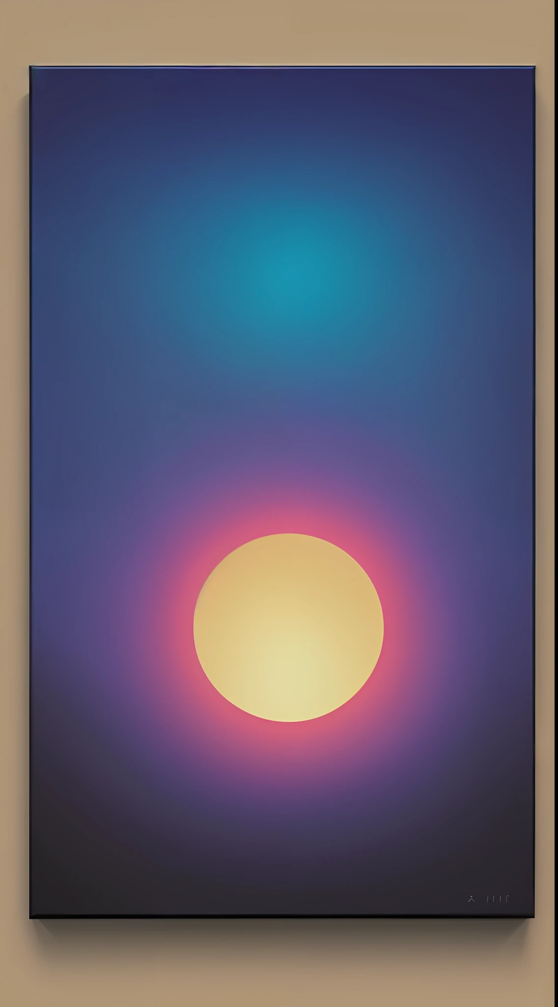 A painting that matches the blur style and renders a background gradient。