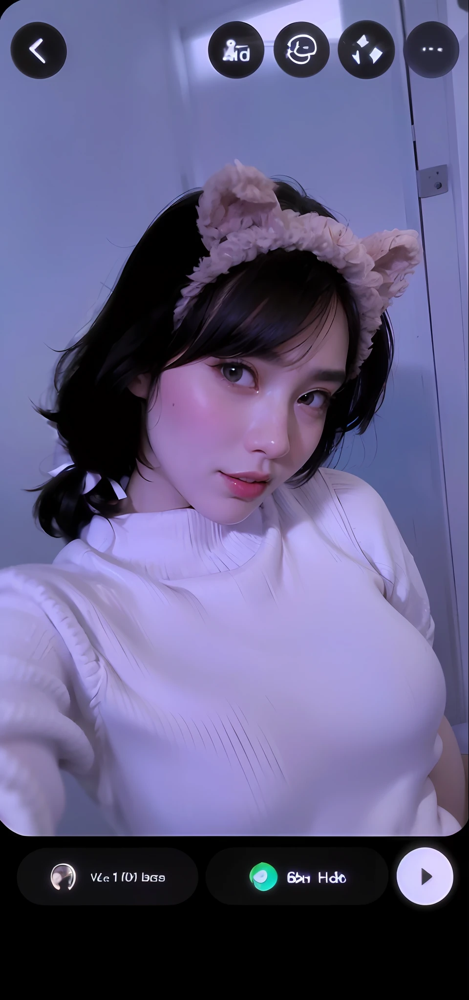 ((8k, RAW photos, top quality, masterpieces), high-definition RAW color photos professional close-up photos, (realistic, photorealism: 1.37), (highest quality), (best shadows), (best illustrations), collarbones ((big)), ((erotic, sexy, ultra high resolution, high-definition CG unified 8K wallpapers, physically based rendering, movie lighting), (aegyo sal:1), 18 year old girl, (grey blazer, ribbon, socks, high school uniform: 1.2), high school classroom, beautiful detail eyes, light on the face, ((full body shot: 1.2)), especially strong light, (upper eyes, grinning smile:1.2),shiny skin, (((black hair, bob hair:1.2))), ( thick thighs), ulzzang-6500-v1.1:0.2, shy, (flash:1.2), NSFW , (puffy), ((seductive posture: 1.2, attractive: 1.2)), (idle), (sitting at a desk in classroom: 1.2)), ((good anatomy: 1.2)), ((bright and refreshing classroom, background blurred: 1.2)), perfect face, cute face, (high angle shot:1.2)