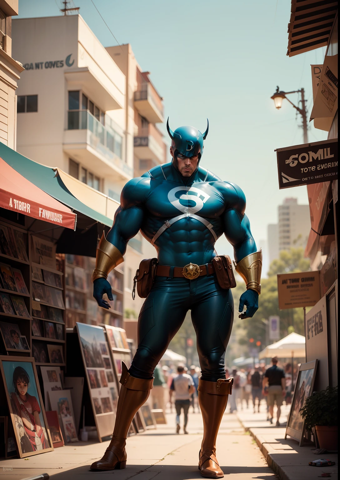 Design Poster of the San Diego Comic Fair --auto