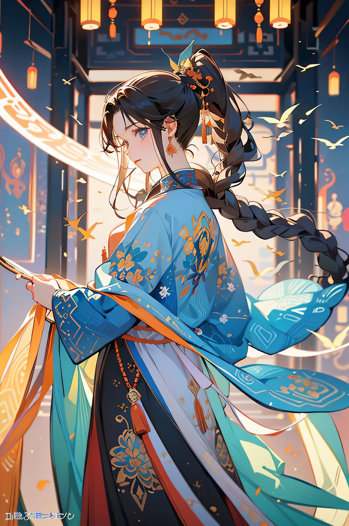 ,(Masterpiece:1.2, high quality), (pixiv:1.4),Gongbi painting of the Song Dynasty