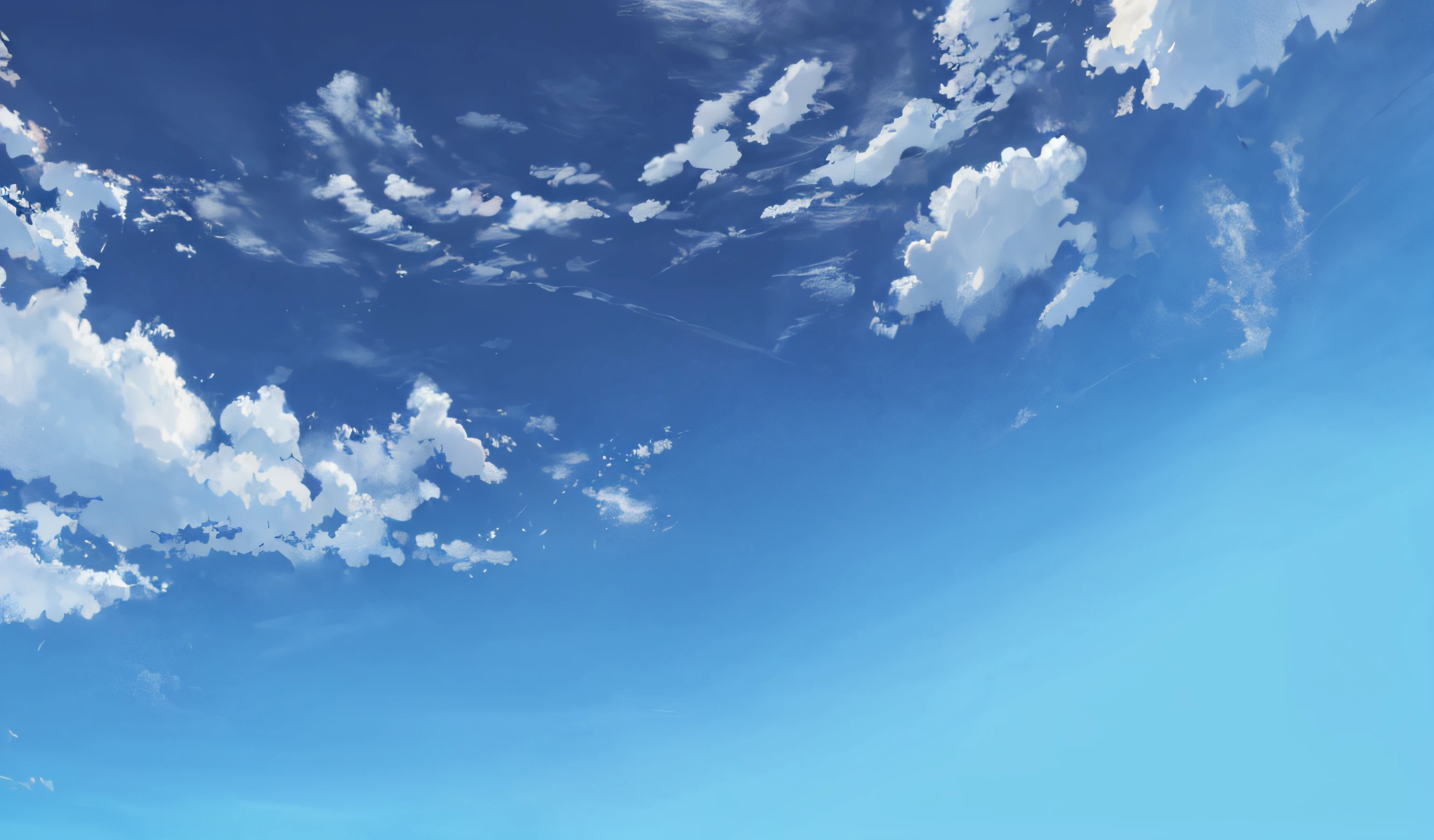 there is a man flying a kite in the sky with a blue sky, clear beautiful sky, Anime Sky, Realistic sky, anime backgrounds, the sky is beautiful and clear, Sky background, cloudless blue sky, beautifull puffy clouds. Anime, cloudless sky, clear blue skies, clear summer sky background, clear sky background, Clean blue sky, Blue sky