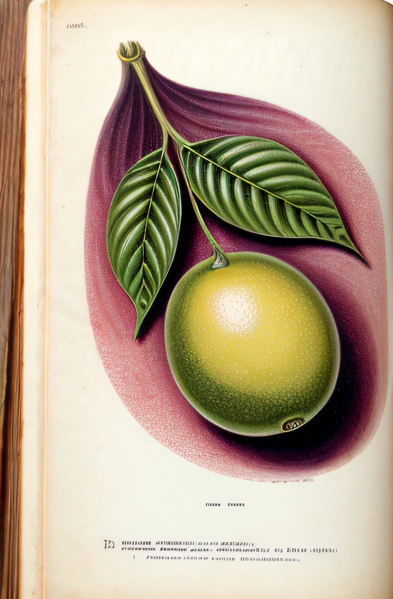 (Detailed:1.2), (巨作:1.2), Vintage botanical illustration of passion fruit (1770 1775) in high resolution by John Edwards, (Best quality:1.2)