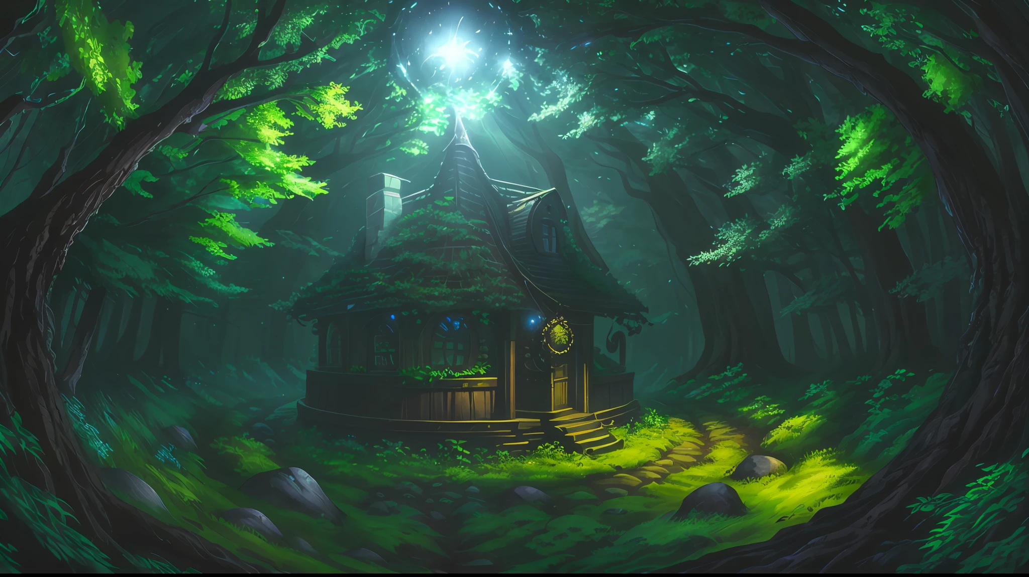 desenhos animados de fada e seus amigos em uma floresta encantada, Arte infantil em Artstation, Fundo da floresta do elfo, beautiful render of a fairytale, Floresta do Reino das Fadas, enchanted magical fantasy forest, 3d stylized rendering, Fantasy 3d animation, arte digital detalhada bonito, arte chave, enchanted and magic forest, arte de fundo, disco Rigid, Estilo Disney Pixar, 3 d animation --auto