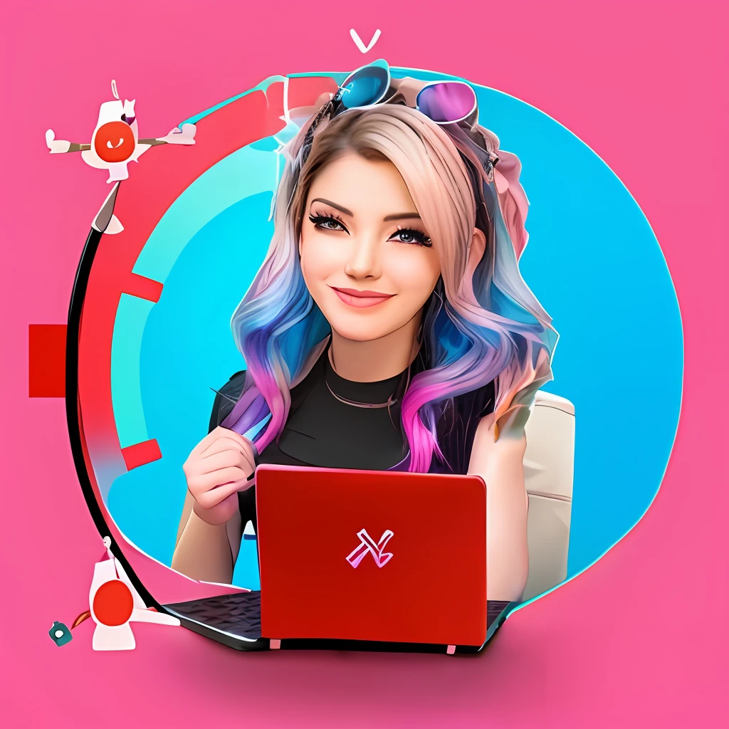 Images to share on Tik Tok that refer to digital marketing