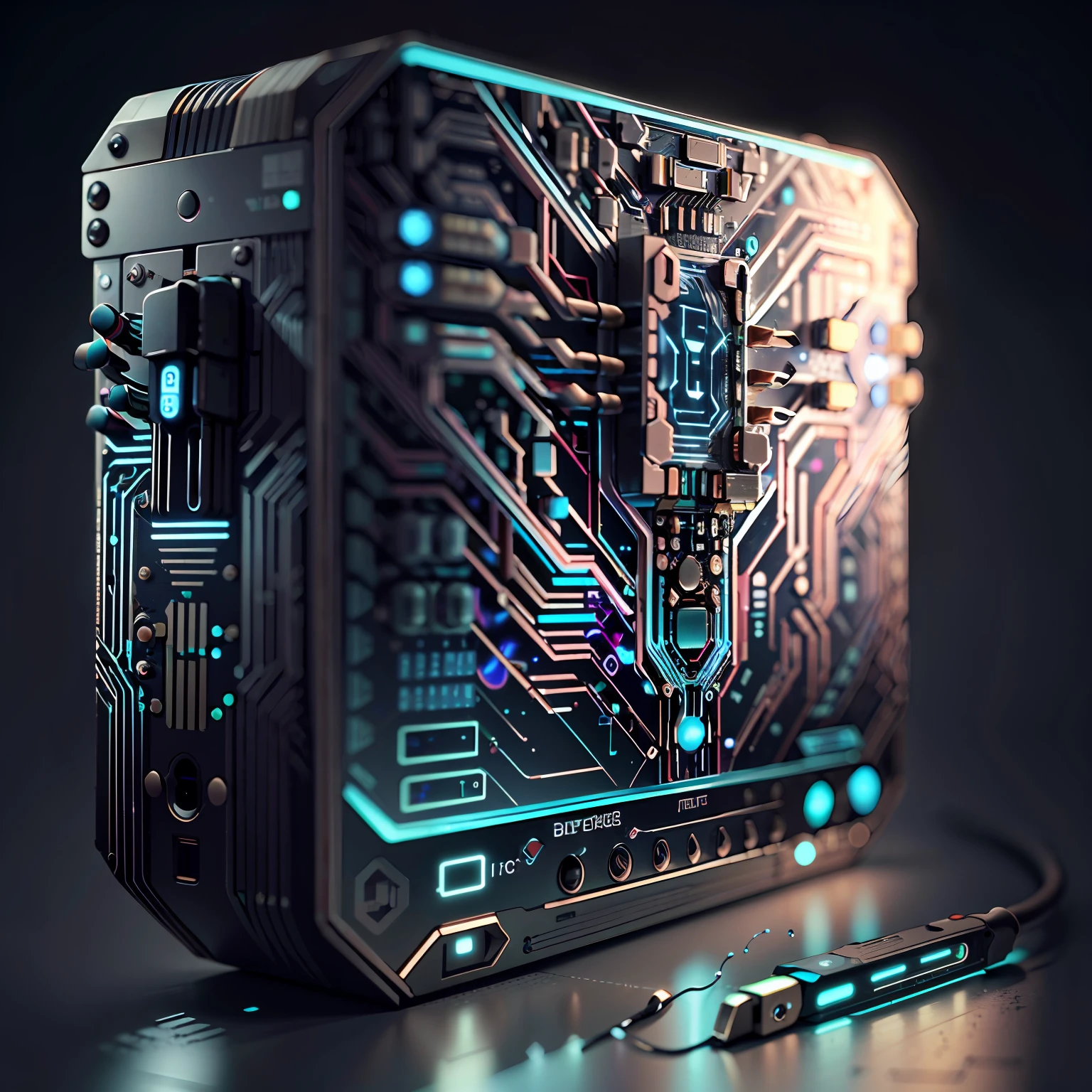 Circuit board AI hair removal instrument