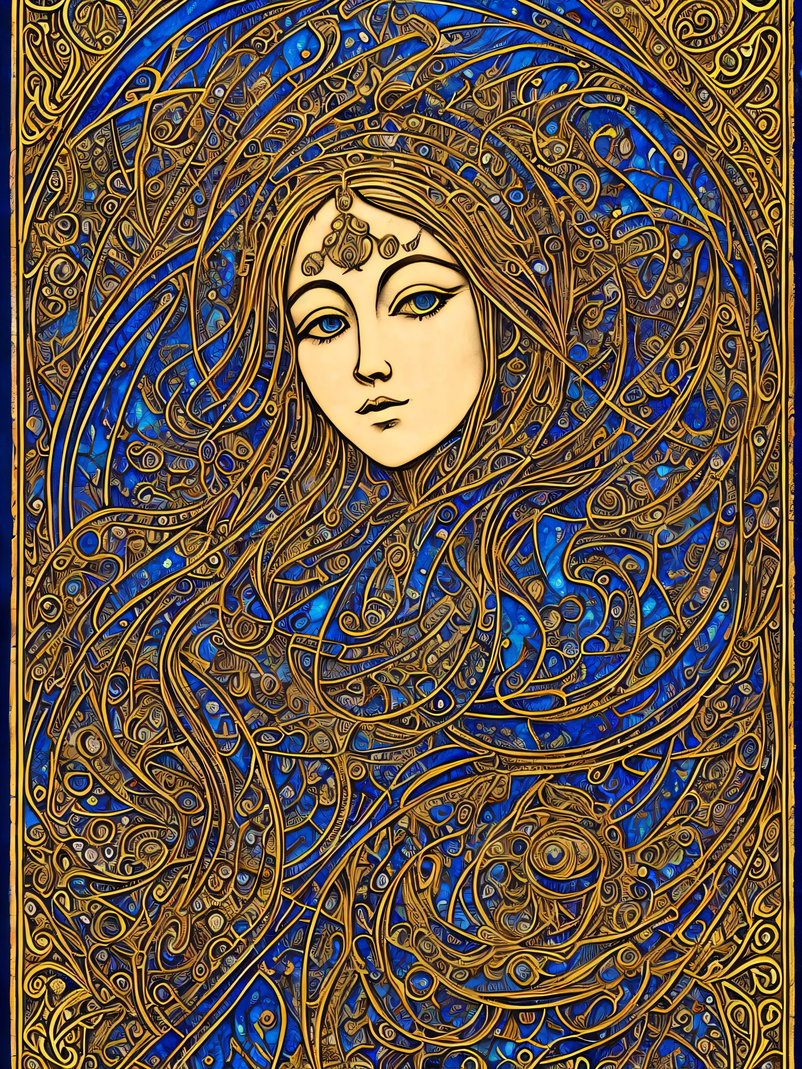 (masterpiece, top quality, best quality, official art, beautiful and aesthetic:1.2) , blue skin godess and god ,children ,extreme detailed,colorful,highest detailed, official art, unity 8k wallpaper, ultra detailed, beautiful and aesthetic, beautiful,fractal art, masterpiece, best quality, (zentangle, mandala, tangle, entangle) ,holy light,gold foil,gold leaf art,glitter drawing,stained glass , PerfectNwsjMajic ,dwelling place of ancient beings ,as above so below ,three dimensional,hyperdimension ,panorama view,dept and field ,timetraffeling , past and future form,formless,dimension x , protoculture ,symbiosis,Epic cinematic brilliant stunning intricate meticulously detailed dramatic atmospheric maximalist realistic organic climactic effervescent bubbling dripping splashing exploding bubbles of firework and rocks,astrology signs ,tarot , Lady Frieda Harris .