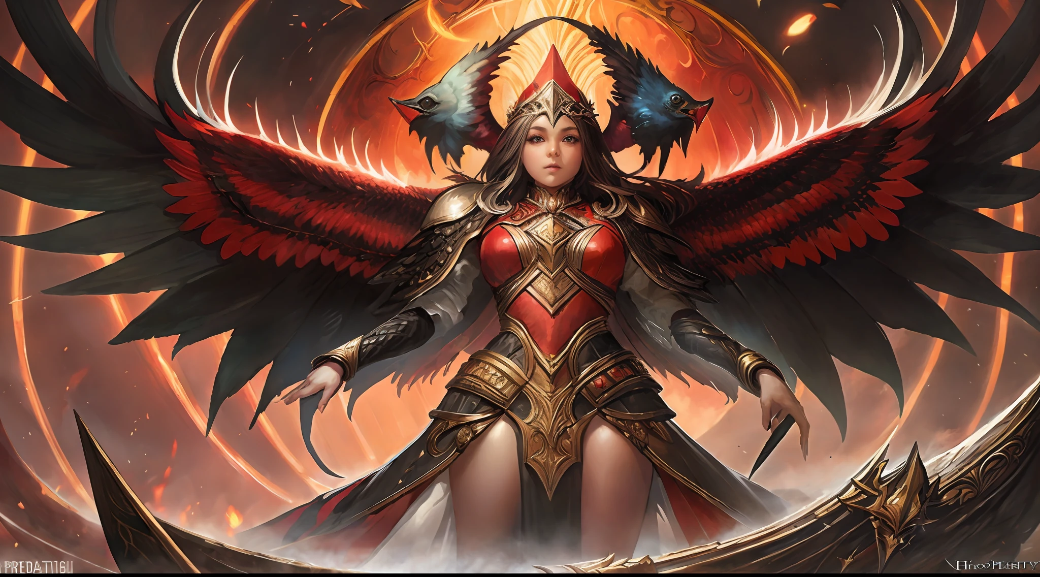 (Best quality),(masterpiece),(ultra detailed),(high detailed),(extremely detailed),Red + Black + Ultra-HD + Magic the Gathering + Prology + Ethereal + Art + Magic the Gathering textured realistic picture