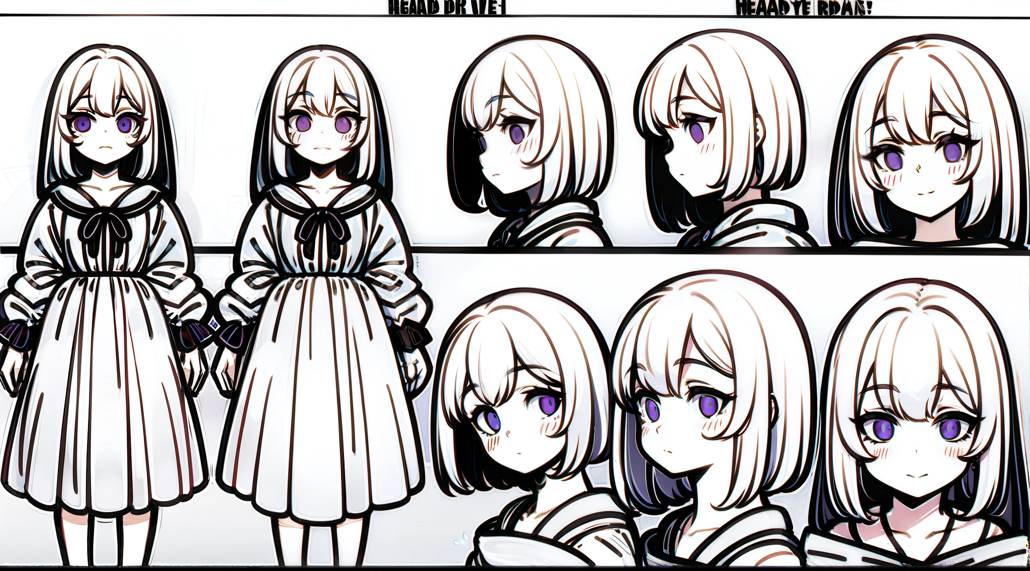 Head turn Reference sheet