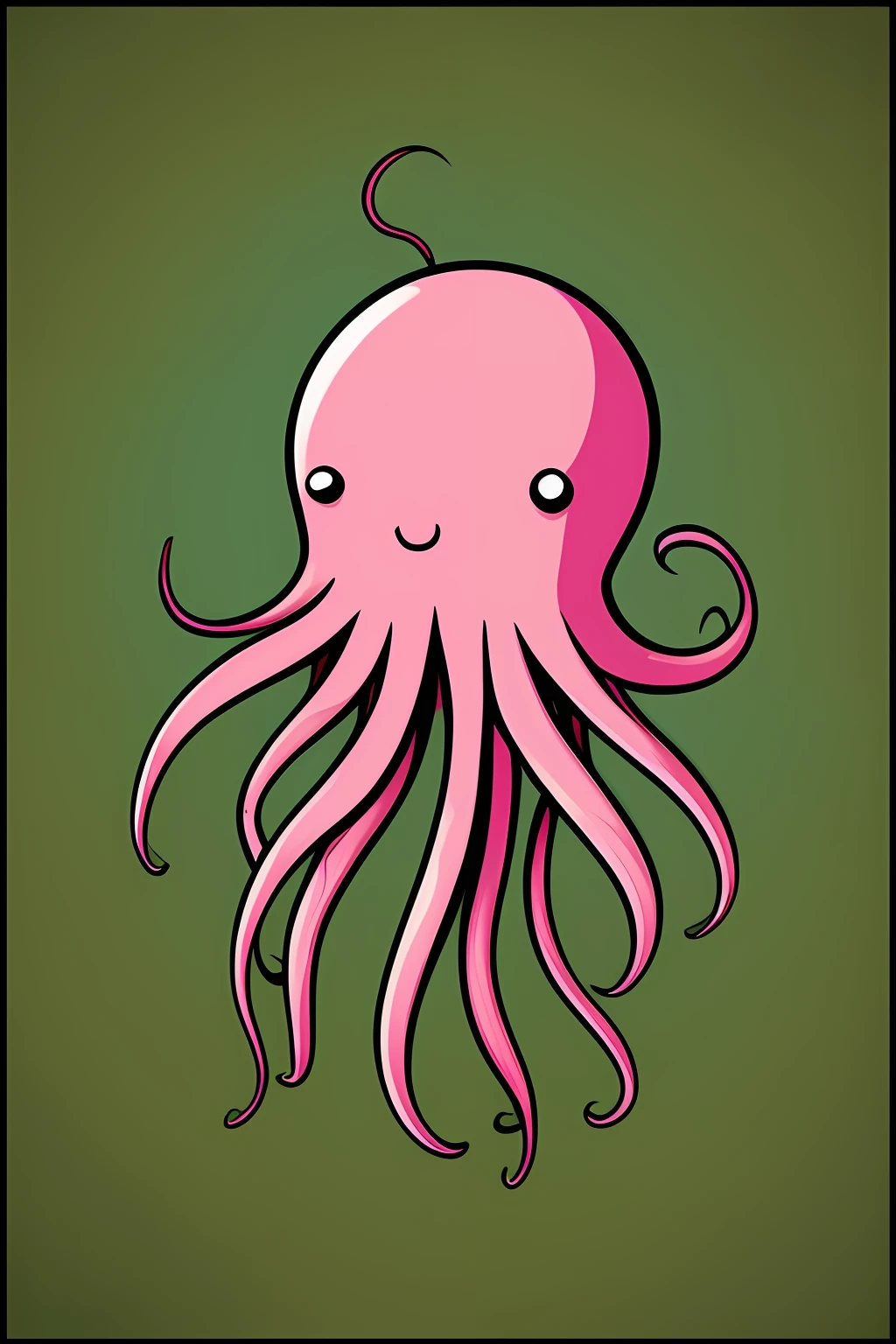 Octopus，Cartoon Q version