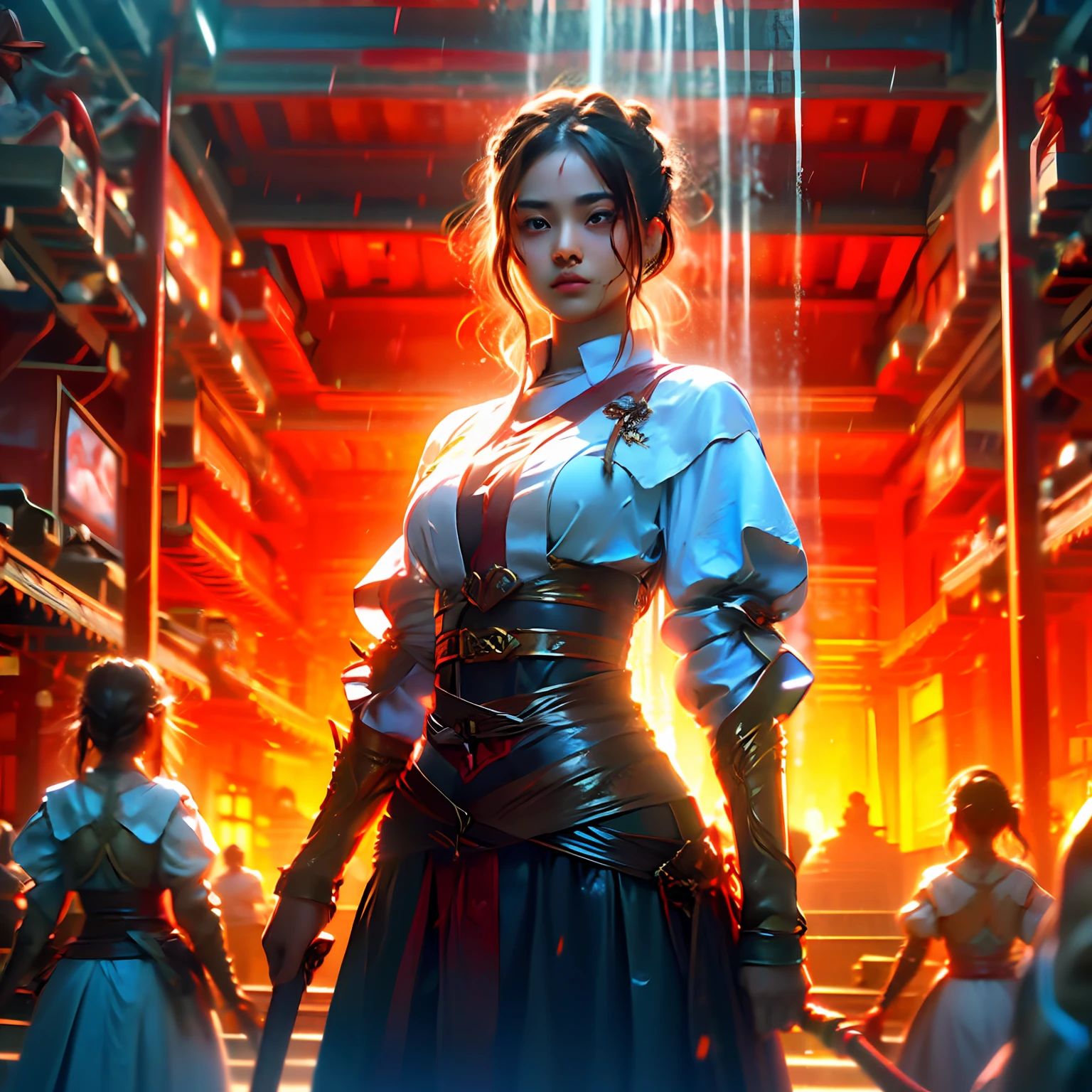 (in prison cell), (Chai Zhang), ((arm behind back)), (to wield a whip) ((Top Quality, 8k, A Masterpiece、: 1 girl.3 girls)), crisp focus: 1 girl.2 Maidens, Beautiful Woman with Perfect Figure: 1 girl.4 pcs, slim abs: 1 girl.2 Maidens, ((layer cut, big: 1 girl.2 Maidens)), (wet rainy, the street,: 1 girl.2 Maidens), wet body: 1 girl.5 girls, highly detailed face and skin texture Detailed Eyes, Very Shorthair, Studio,BDSM,slave,,,Rubber, Black Corset,Bondage, Whip, big breats --auto