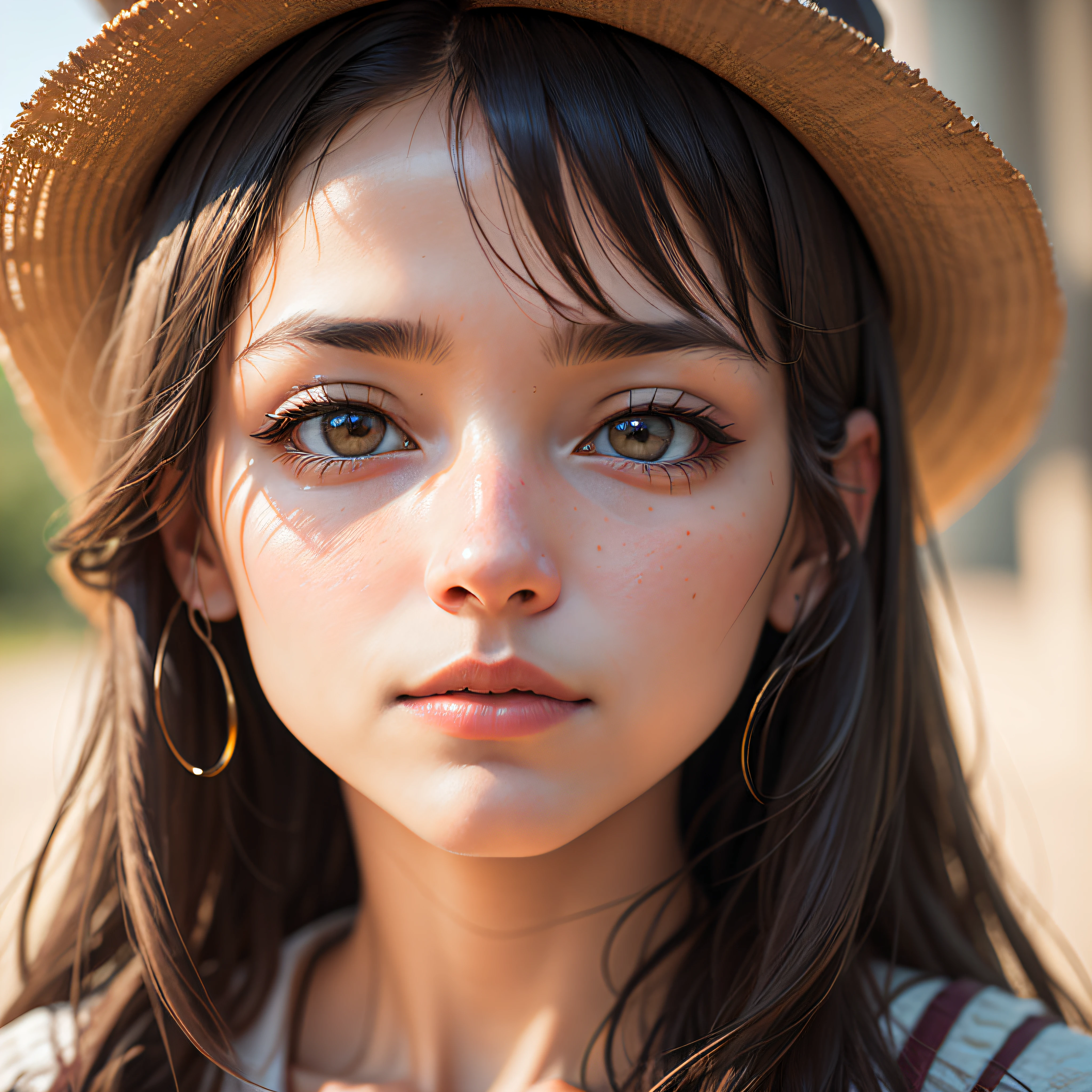 Close-up portrait with soft natural light --auto