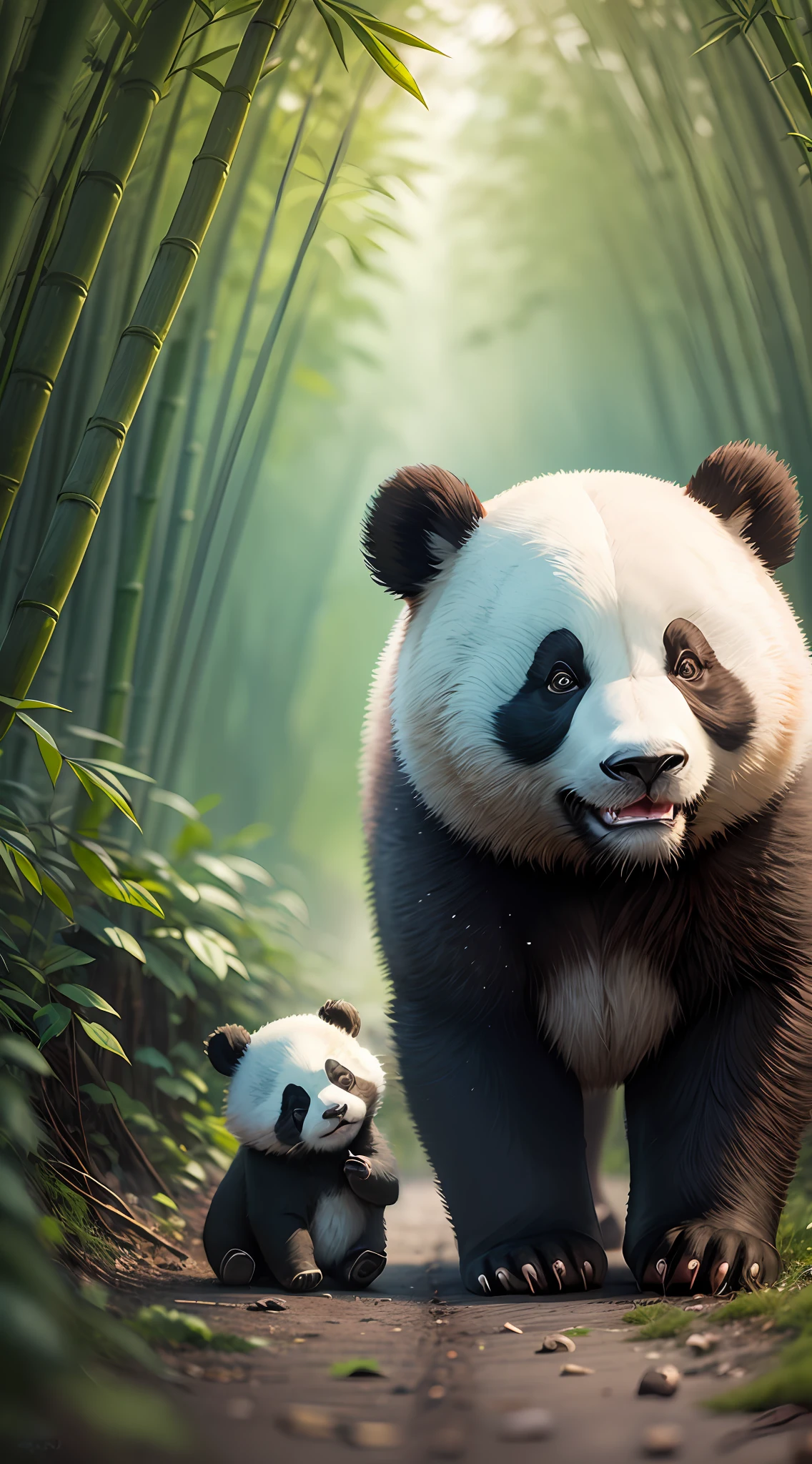 Baby panda