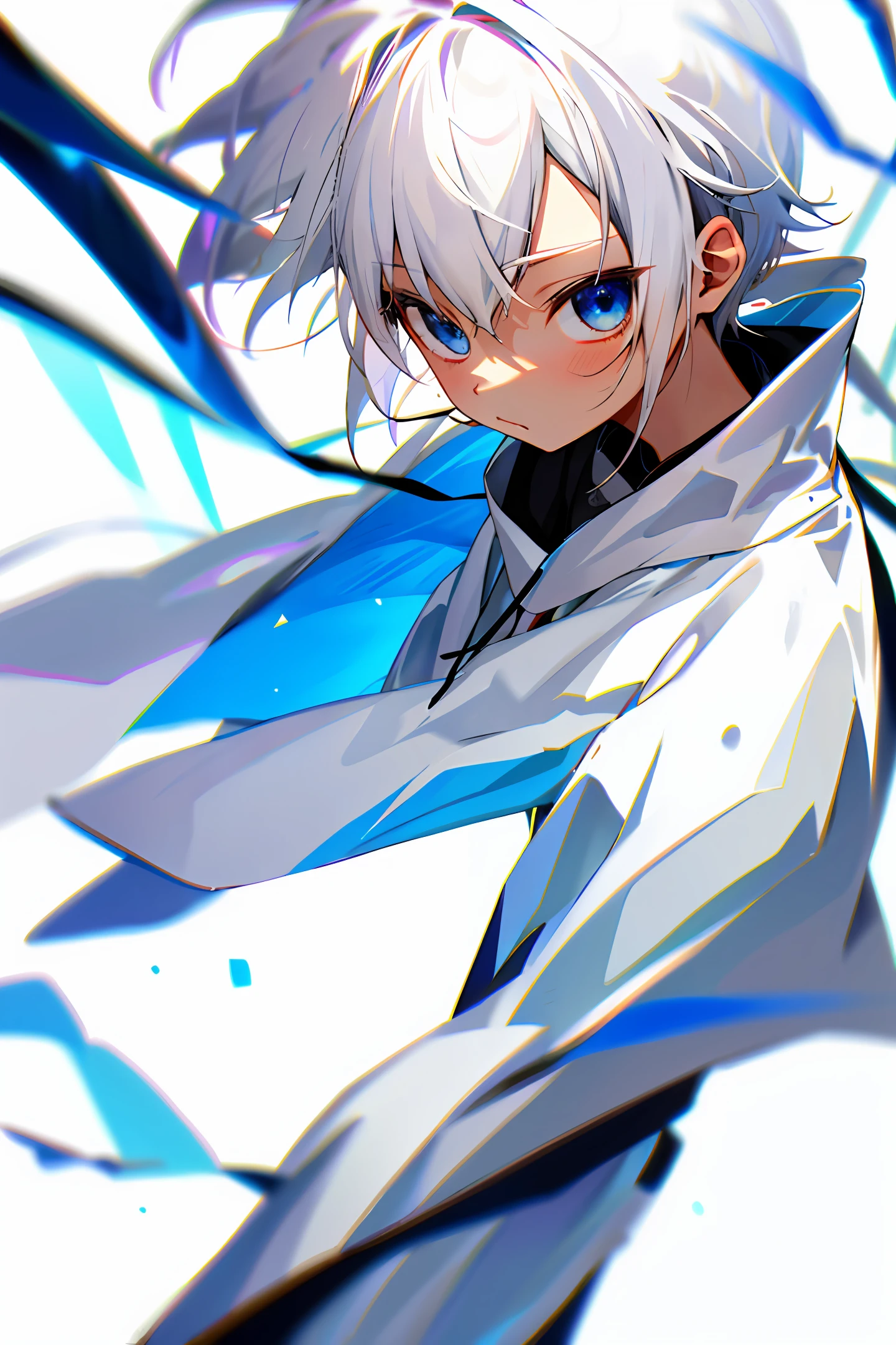 White-haired loli