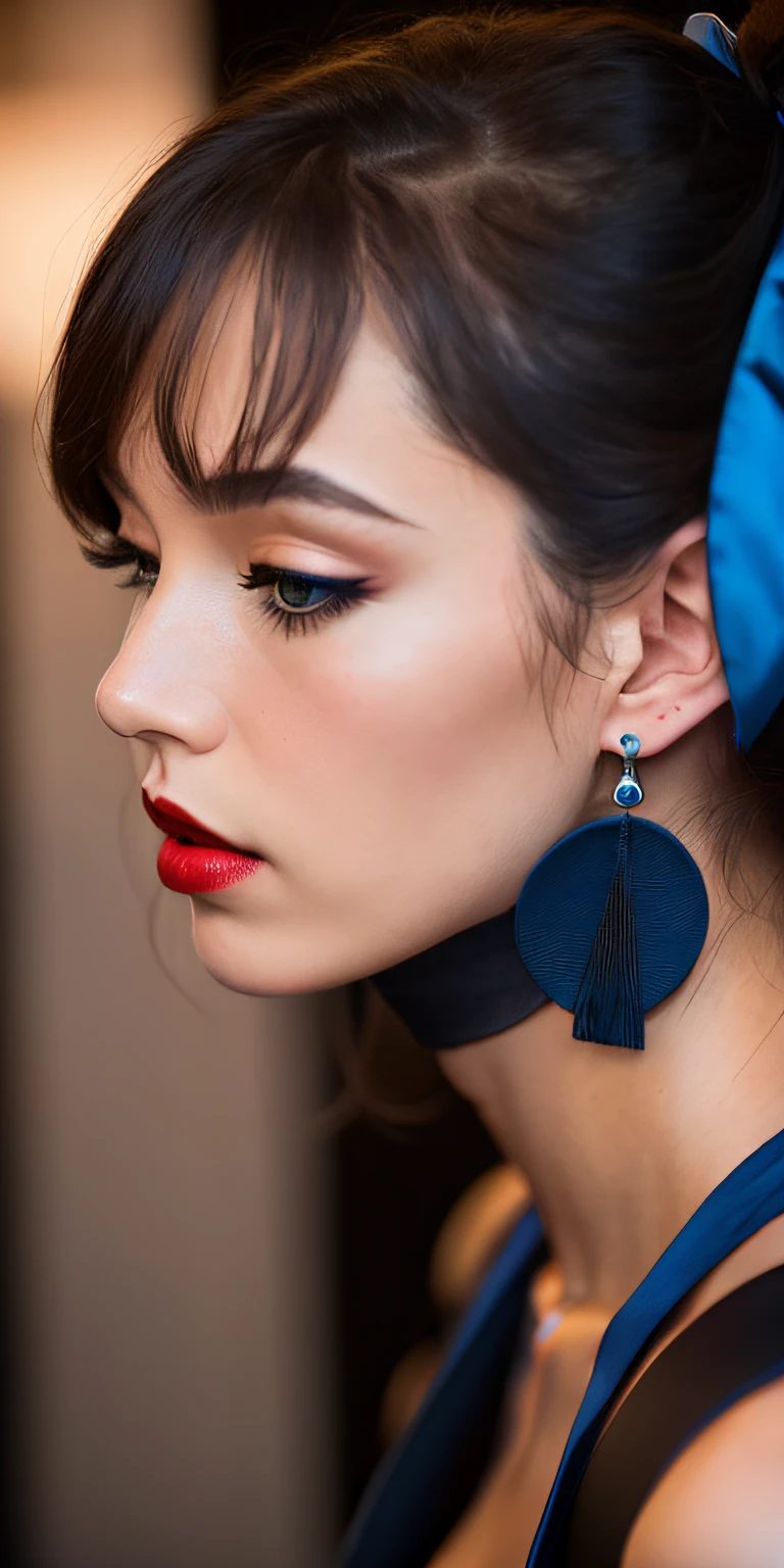 Beautiful German Woman、bionde、(Whole human body)、Microlingerie、hang glider、dental floss、(Blonde ponytail)、length hair、blue eyed、Bimbo lips、red-lips、((Dark blue Playboy Bunny Costume))、pom、(rabbit ear)、((Perfect natural big)、pphotorealistic、a photo、A masterpice、Realstic、真实感、photo realism、The high-contrast、Photorealistic Digital Art Trends Art Station 8k HD High Definition Detail Real、specifics、Skin texture、 Ultra-detailded, realistic skin textures, s Armor, beste-Quality, ultra-high-resolution, (pphotorealistic: 1.4), Hi-Def, specifics, Raw foto, Sharp Re, by Lee Jefferies Nikon D850 Film Stock Photo 4 Camera Kodak Portra 400 Lens F1.6 rich colors Ultra-realistic textures Dramatic lighting Unreal engine Trending at Art Station Cinestill 800,