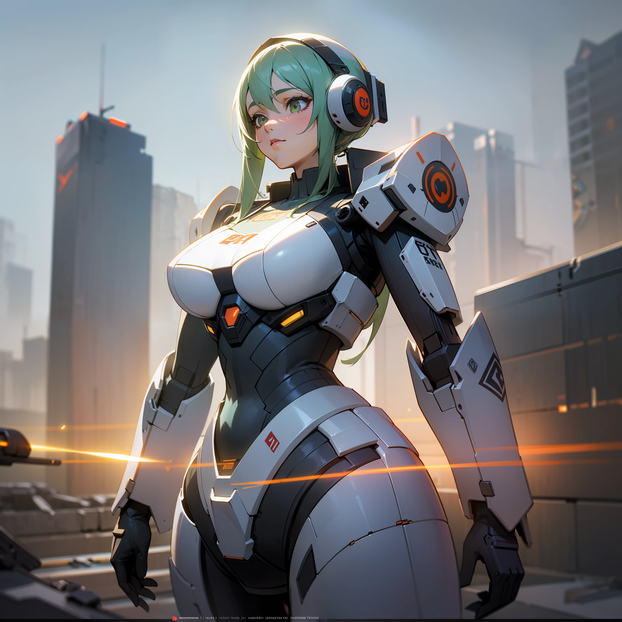 ((Best quality)), ((masterpiece)), (highly detailed:1.3), 3D,Shitu-mecha, beautiful cyberpunk women with her mecha in the ruins of city from a forgoten war, ancient technology,HDR (High Dynamic Range),Ray Tracing,NVIDIA RTX,Super-Resolution,Unreal 5,Subsurface scattering,PBR Texturing,Post-processing,Anisotropic Filtering,Depth-of-field,Maximum clarity and sharpness,Multi-layered textures,Albedo and Specular maps,Surface shading,Accurate simulation of light-material interaction,Perfect proportions,Octane Render,Two-tone lighting,Low ISO,White balance,Rule of thirds,Wide aperature,8K RAW,Efficient Sub-Pixel,sub-pixel convolution,luminescent particles,light scattering,Tyndall effect