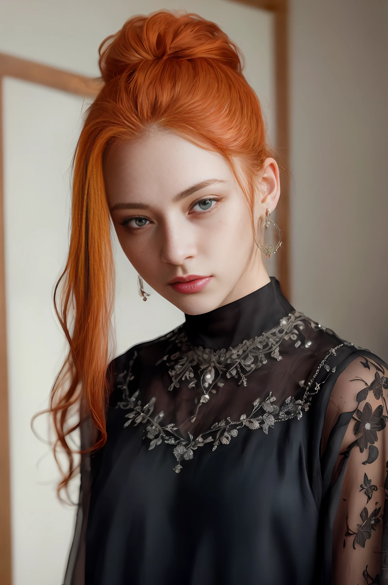 Arafed mujer con cabello rojo y ojos azules con un vestido negro, Hermosa mujer pelirroja, pecas elegantes, Pelo de jengibre con pecas, Mujer pelirroja, Chica pelirroja, una joven pelirroja, pelo rojo y pecas, Joven pelirroja, with pale skin, young handsome pale roma, cabeza roja, con cabello rojo y ojos verdes, freckled pale skin