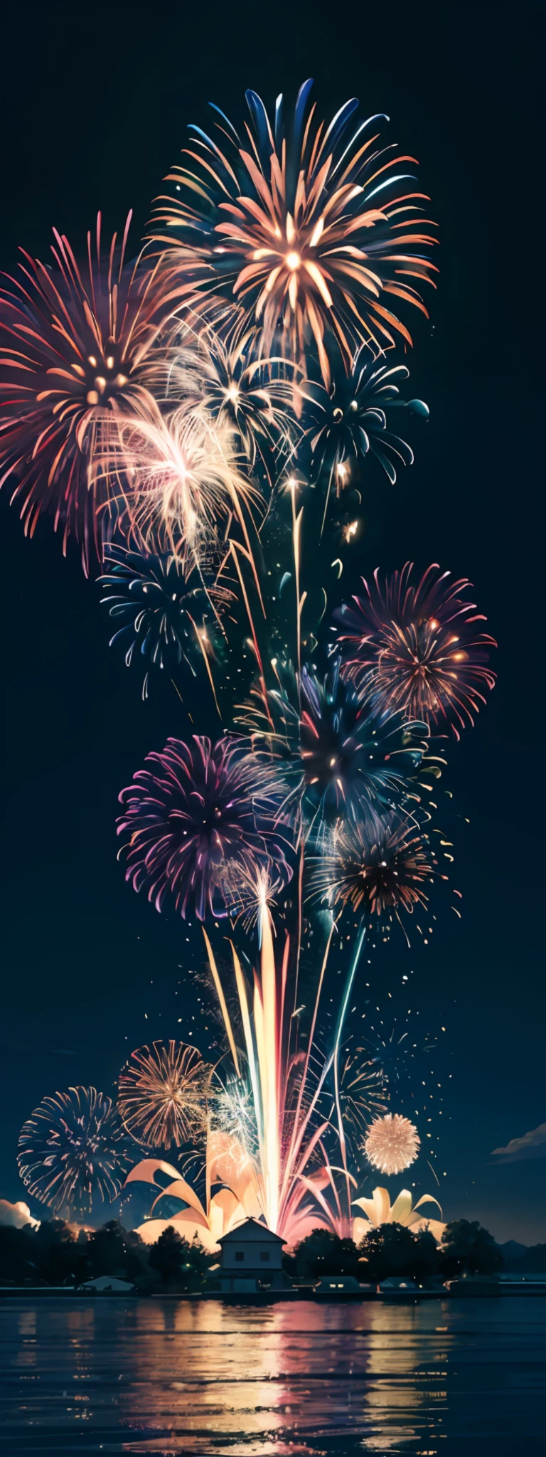 firework、、It features a simple