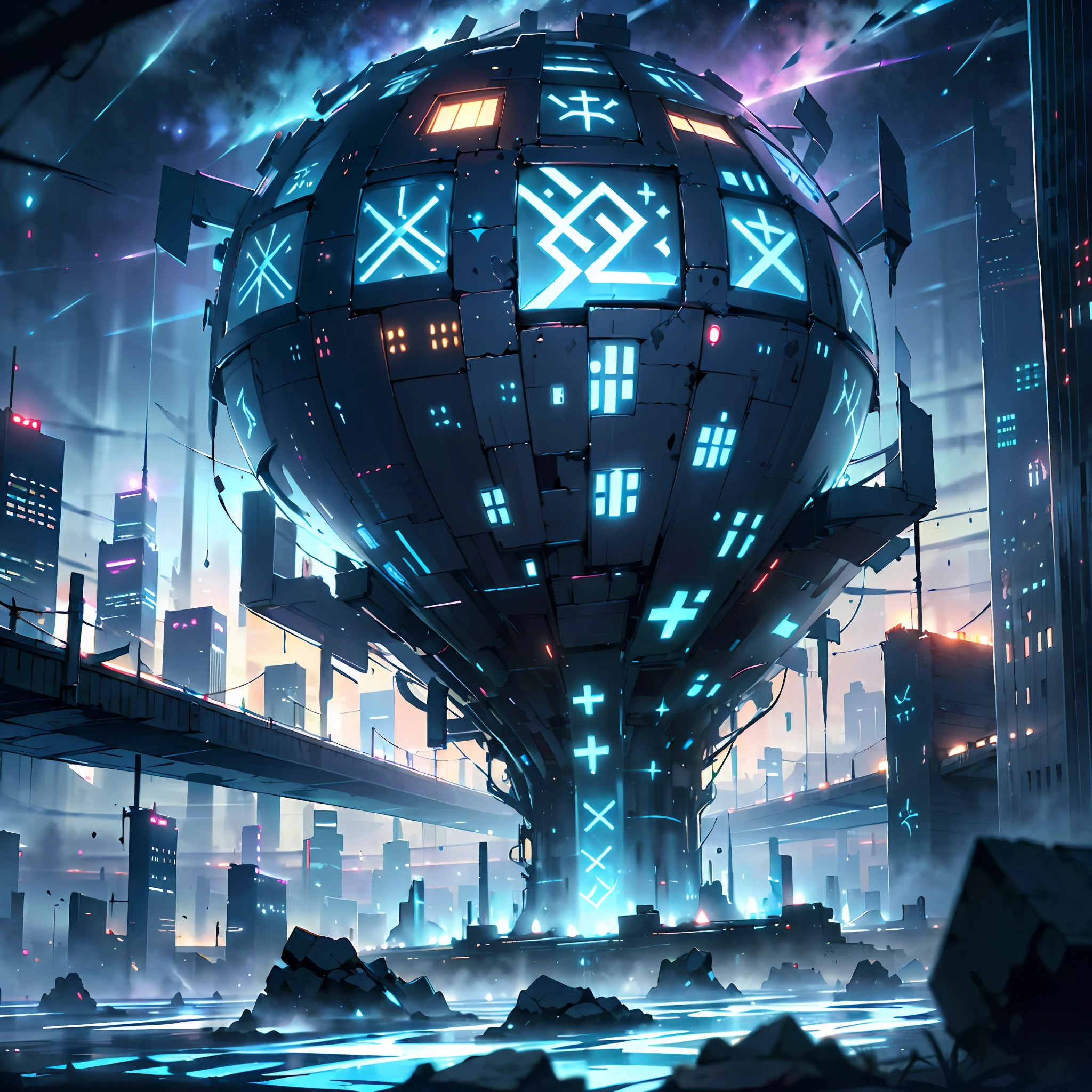 GlowingRunesAIV2_paleblue megacity