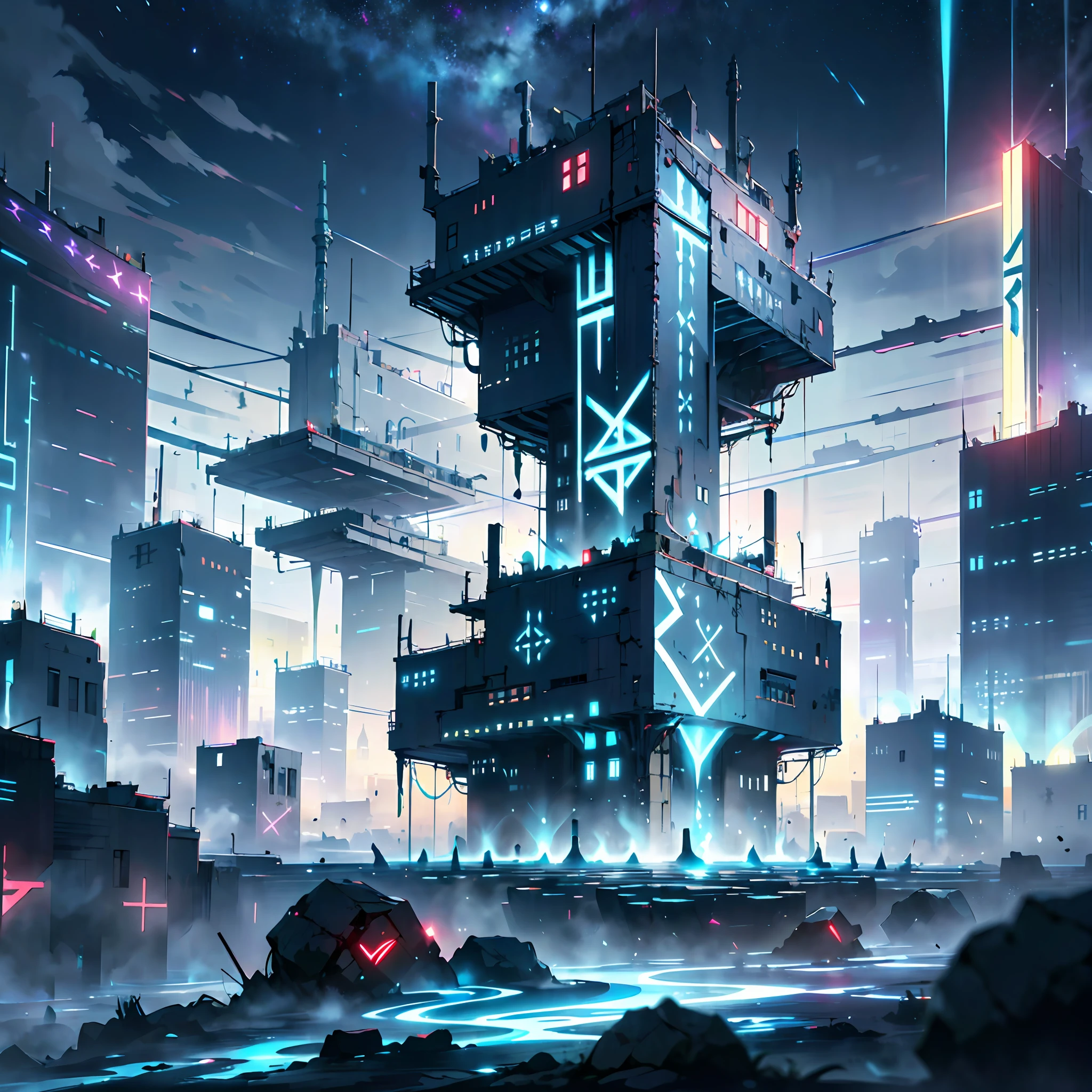 GlowingRunesAIV2_paleblue megacity
