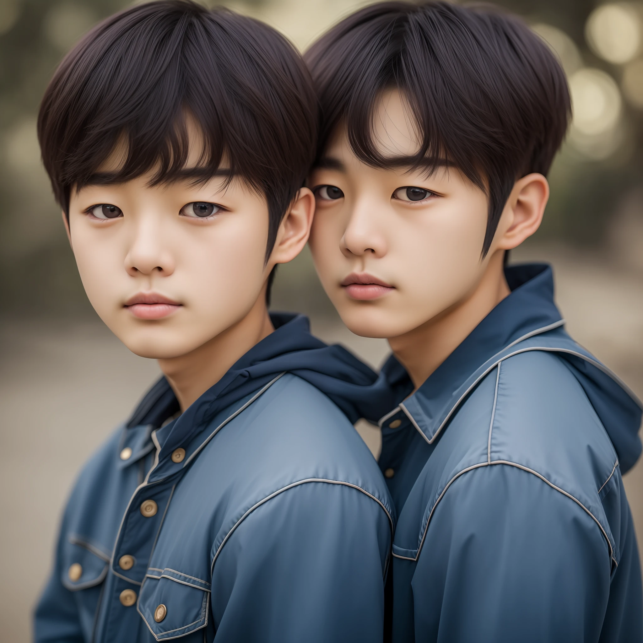 Cha Eun Woo似、twinks、1 boy、ultra-high-resolution、super highly detailed、Realistic、Raw photo、Depth of subject、18yars old --auto