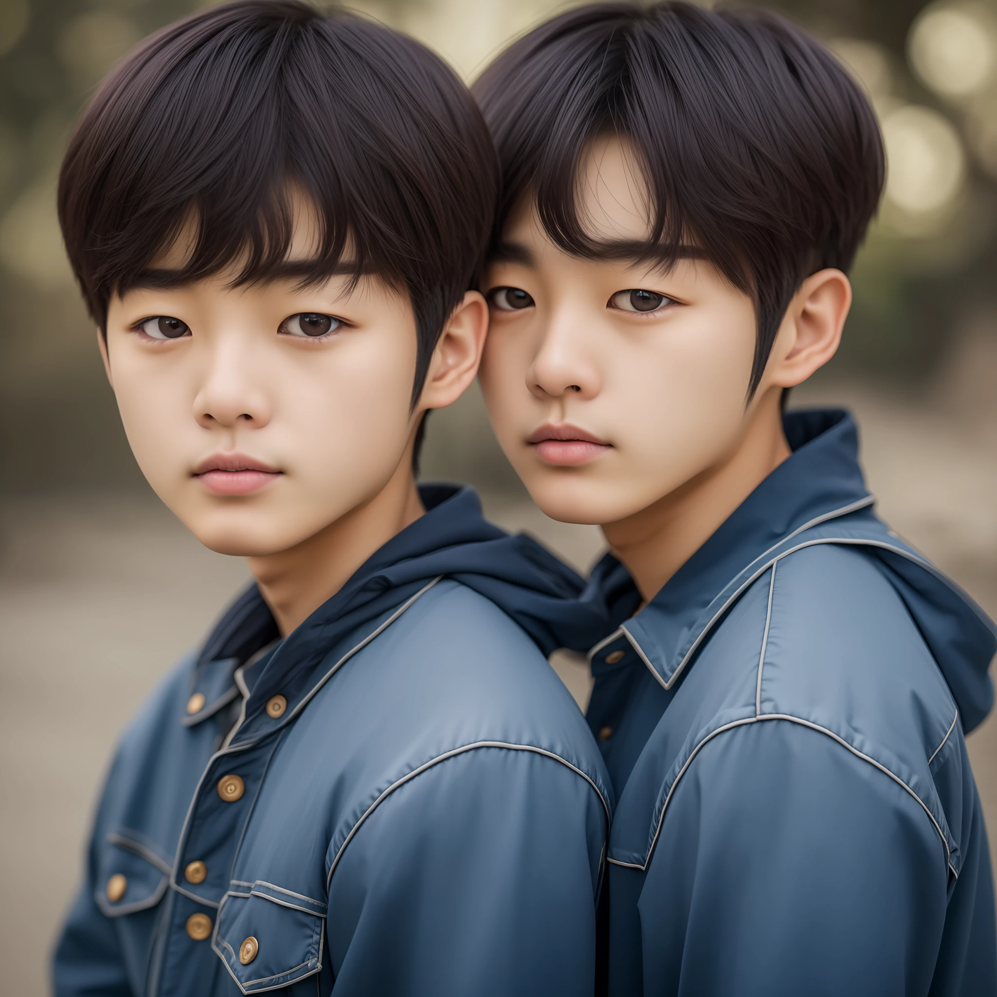 Cha Eun Woo似、twinks、1 boy、ultra-high-resolution、super highly detailed、Realistic、Raw photo、Depth of subject、18yars old --auto