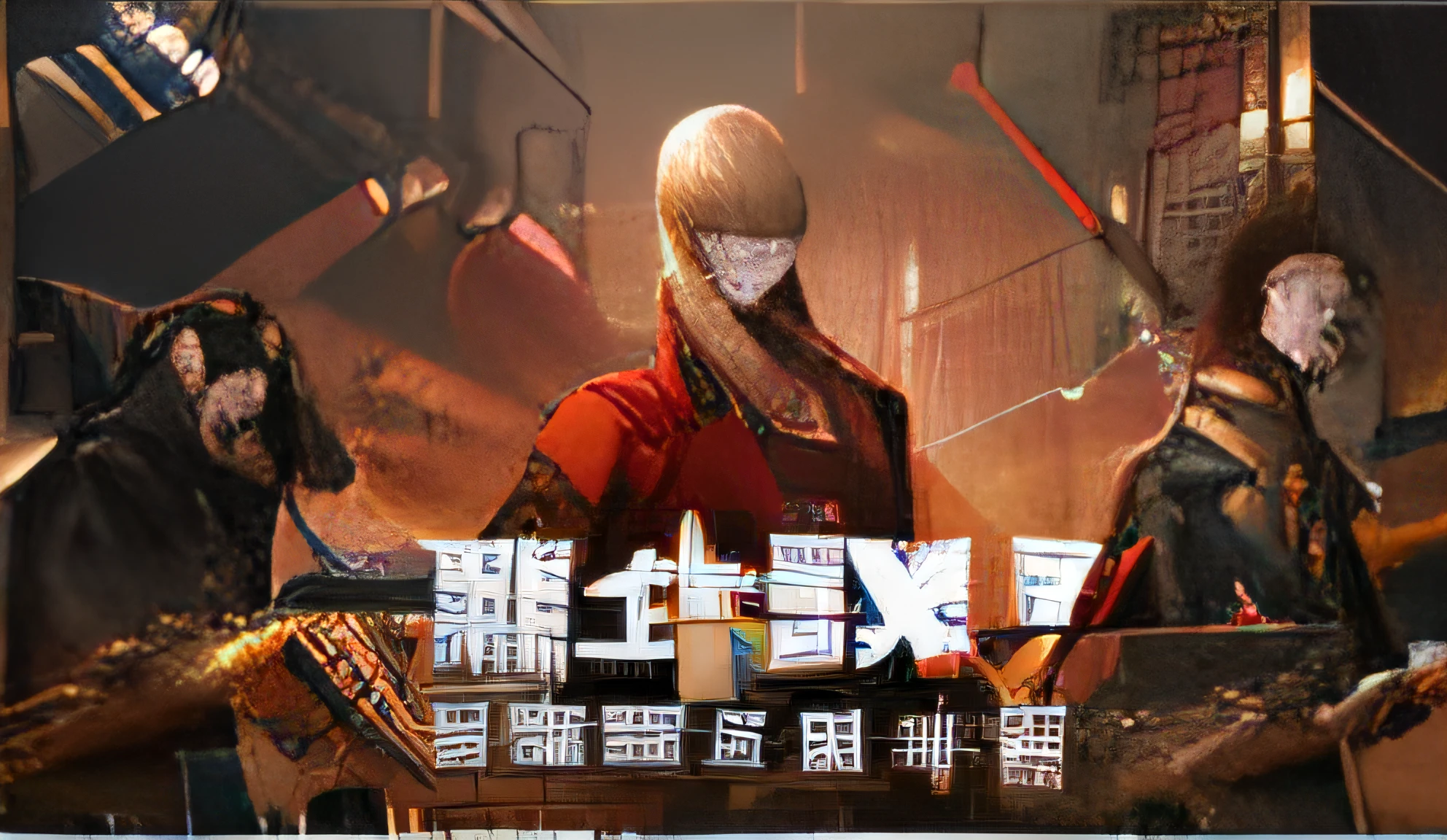 A close-up of a video game,A woman in a red dress, From NCSOFT, Game CG, game promotional poster, xianxia hero, trending on cgstation, author:Qu Leilei, trending at cgstation, from girls frontline, Girls Frontline CG, by Yang J, author:Leng Mei, kanliu666, Wang Chen