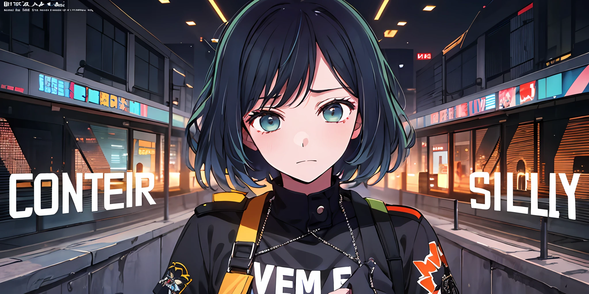 (((dramatic))), (((gritty))), (((intense)))) The movie poster features as the central character. She is shy in the center of the poster, wearing idol outfit, and a determined expression on her face. The background is dark and gritty, with a feeling of drunkenness. The text is bold and eye-catching, with catchy slogans that add to the overall drama and excitement. The color palette is dominated by dark colors, dotted with bright colors, giving the poster a dynamic and visual impact, tachi-e (magazine:1.3), (cover-style:1.3), fashionable, vibrant, outfit, posing, front, colorful, dynamic, background, element, confident, expressive, holding, statement, attachment, majestic, coiled, around, touch, scene, text, cover, bold, eye-catching, title, fashion, font, catchy, title, bigger, eye-catching, modern, trendy, focused, stylish, 1 girl