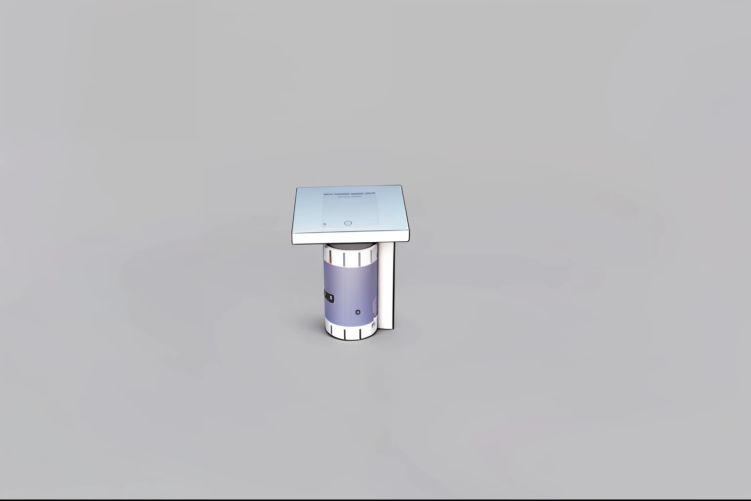Render the model,Ocean blue,purpleish color --auto