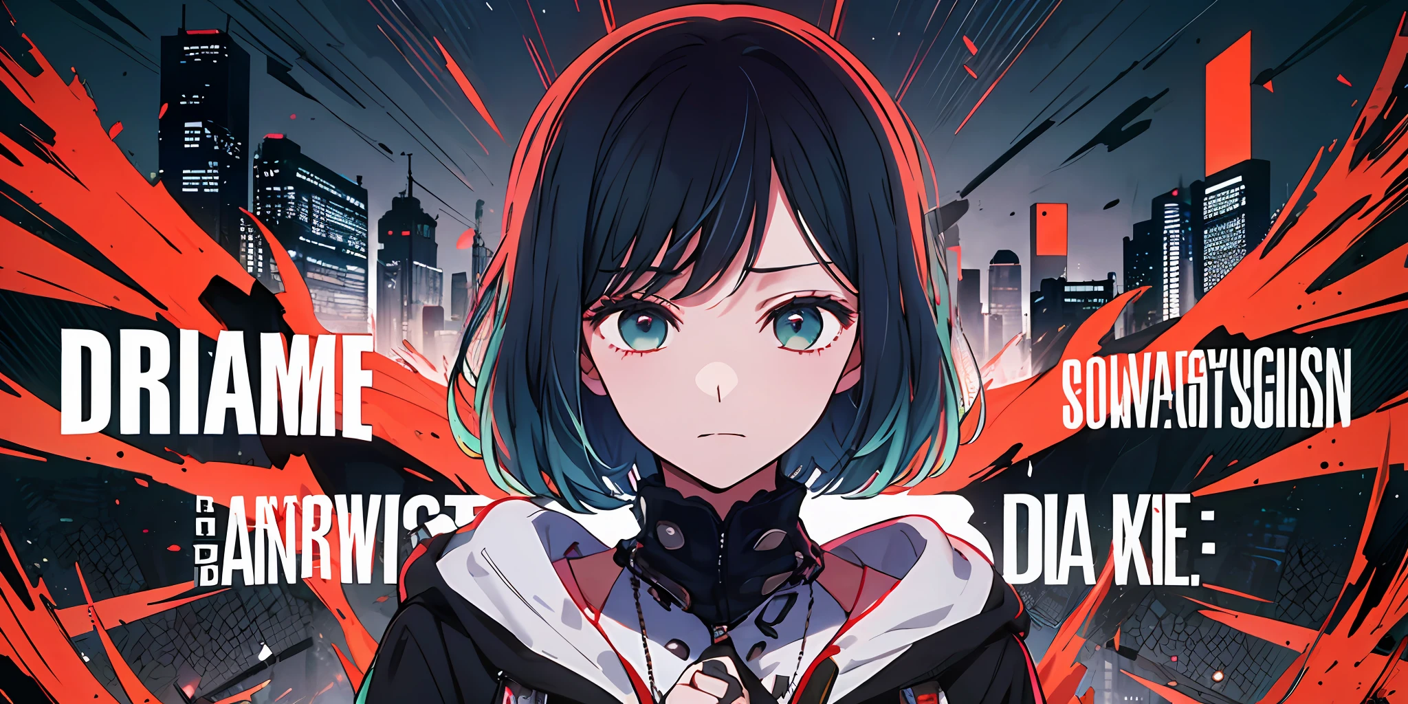 (((dramatic))), (((gritty))), (((intense)))) The movie poster features as the central character. She is shy in the center of the poster, wearing idol outfit, and a determined expression on her face. The background is dark and gritty, with a feeling of drunkenness. The text is bold and eye-catching, with catchy slogans that add to the overall drama and excitement. The color palette is dominated by dark colors, dotted with bright colors, giving the poster a dynamic and visual impact, tachi-e (magazine:1.3), (cover-style:1.3), fashionable, vibrant, outfit, posing, front, colorful, dynamic, background, element, confident, expressive, holding, statement, attachment, majestic, coiled, around, touch, scene, text, cover, bold, eye-catching, title, fashion, font, catchy, title, bigger, eye-catching, modern, trendy, focused, stylish, 1 girl