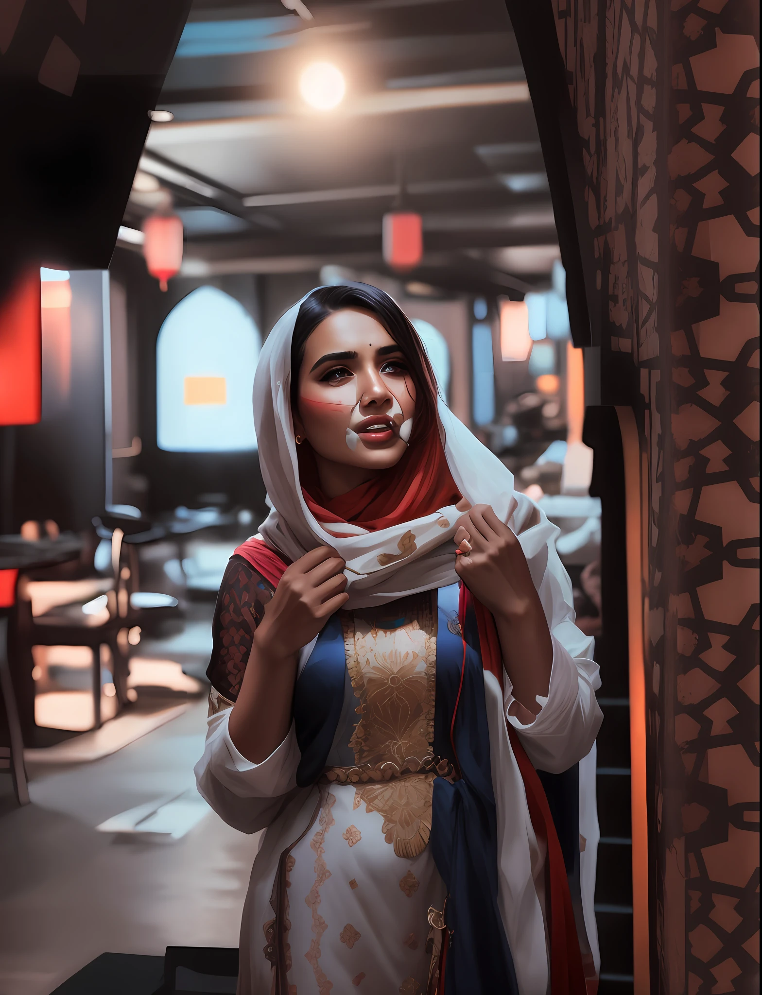 keep real and raw face,change background ,indian look, pretty girl,ultra realistic ,8k.