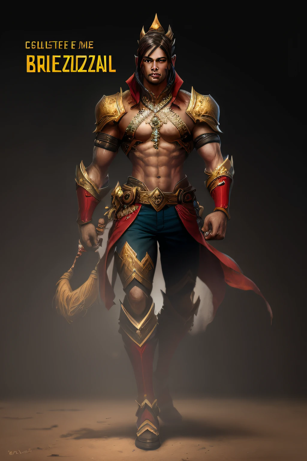 Create a new hero with the characteristics of the culture and the traits of the Brazilian population