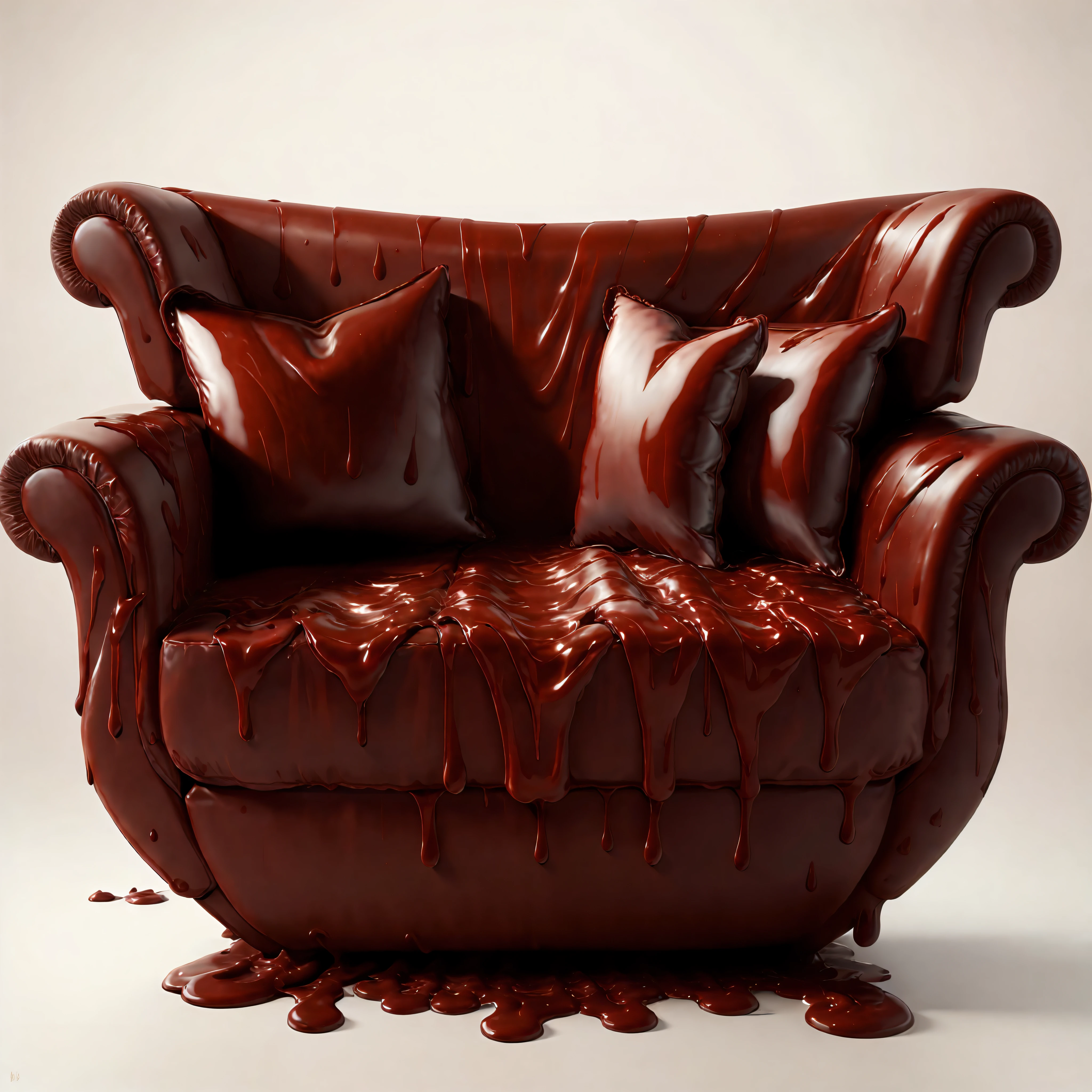 Chocolate sofa