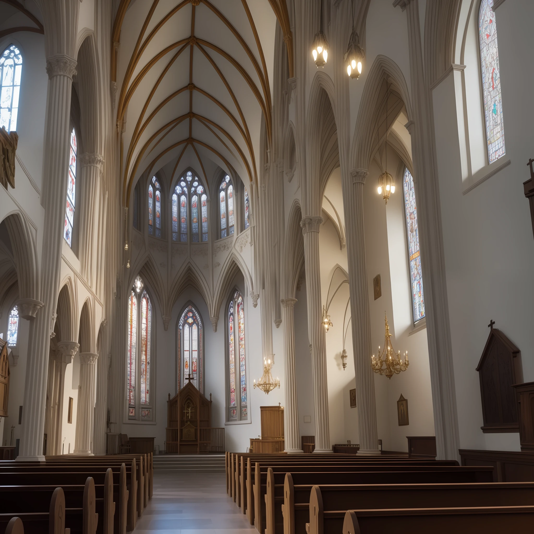 An image of a historic church, with impressive architectural details, evoking a sense of reverence and tradition. --auto