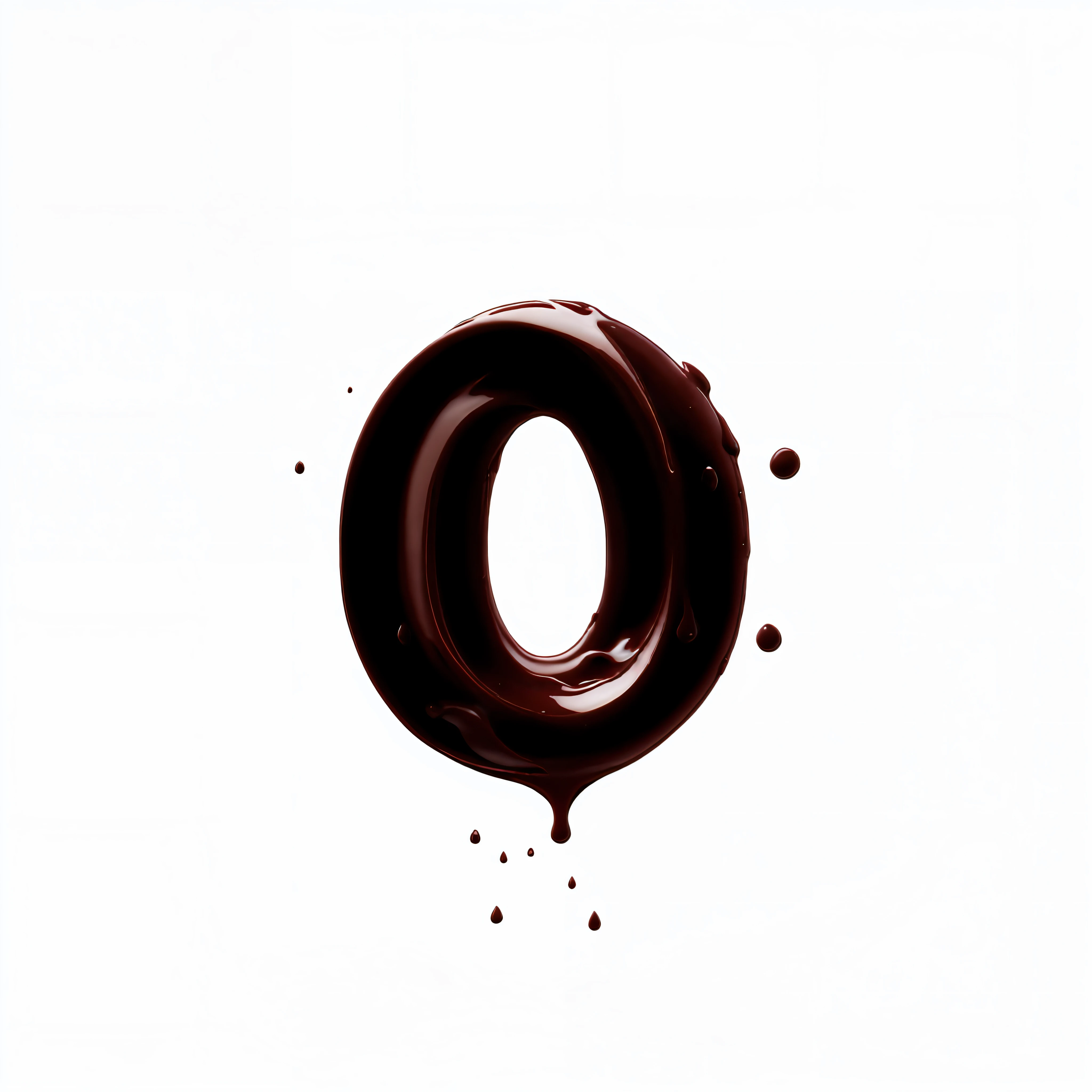 Drawing of chocolate material