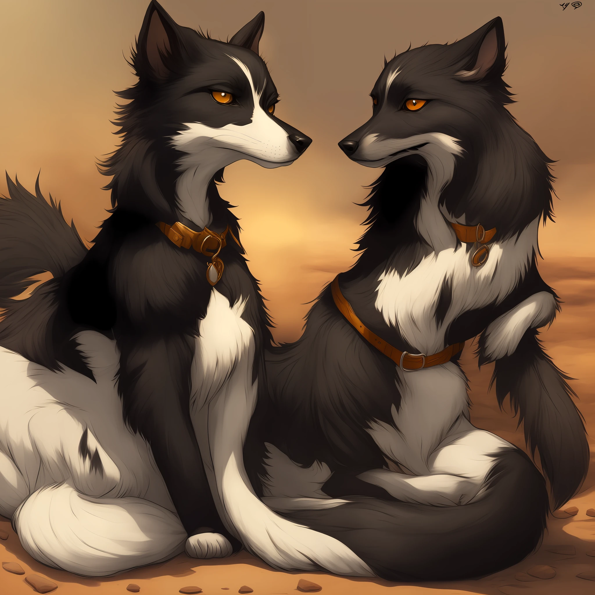 Feral_yiff female canine black_fur --auto