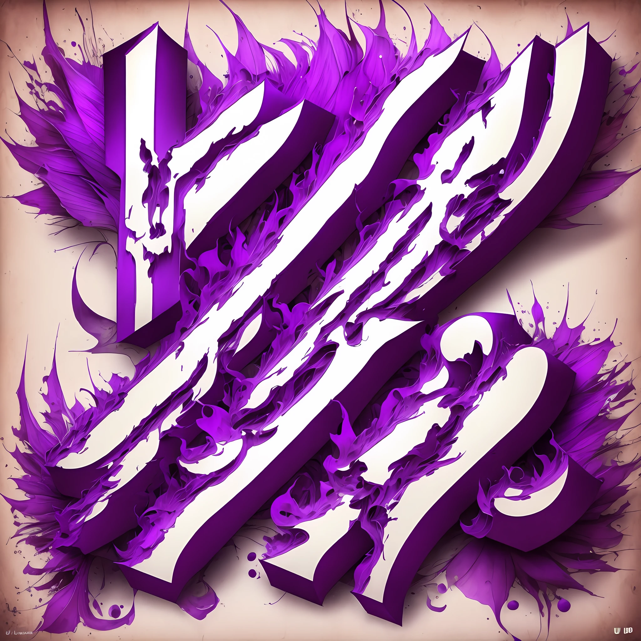 Logo tipo unindo as letra "u" e "d" com o fundo roxo --auto