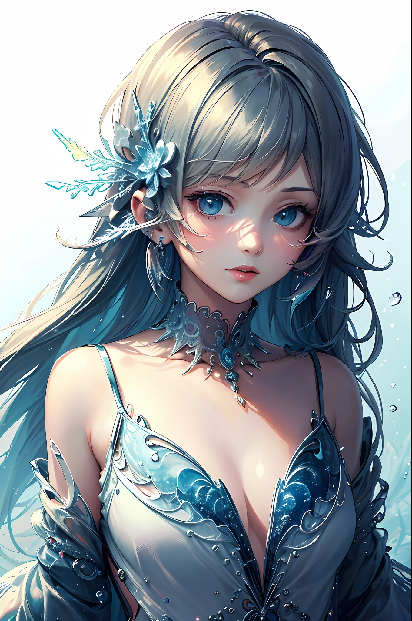 (masterpiece, top quality, best quality, official art, beautiful and aesthetic:1.2), (1girl:1.3), (fractal art:1.3),
