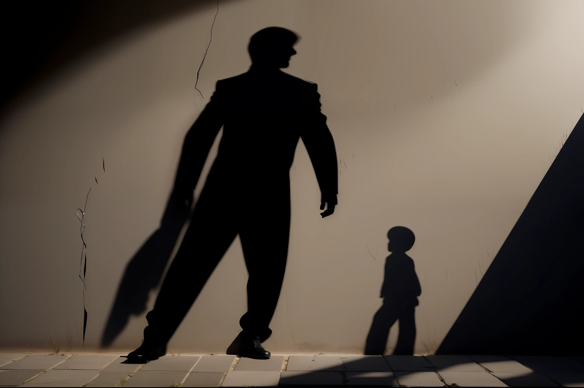 "Describe a photographic scene that captures the shadow of a person turning into a erfly, simbolizando a metamorfose e a liberdade."