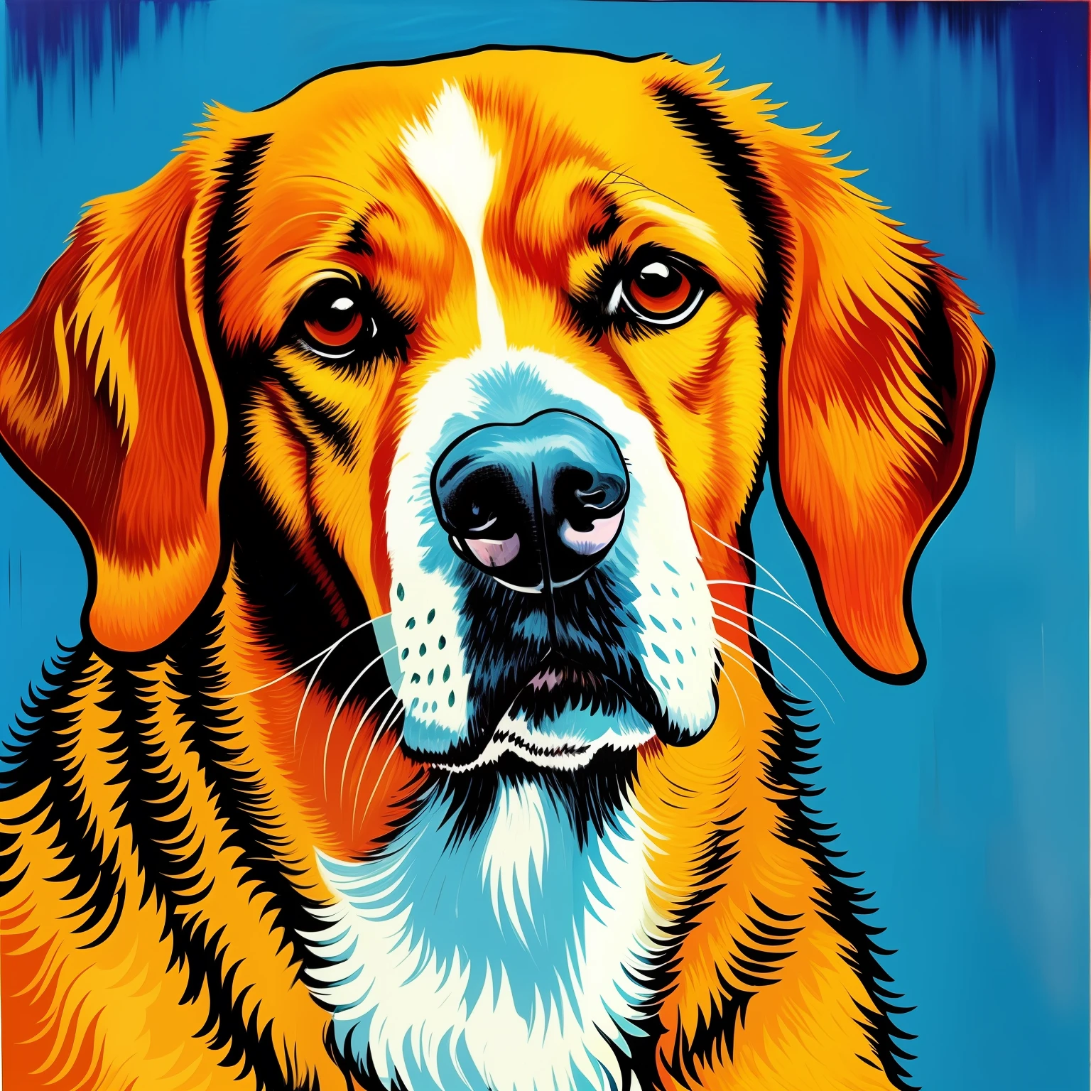 dog, van gogh