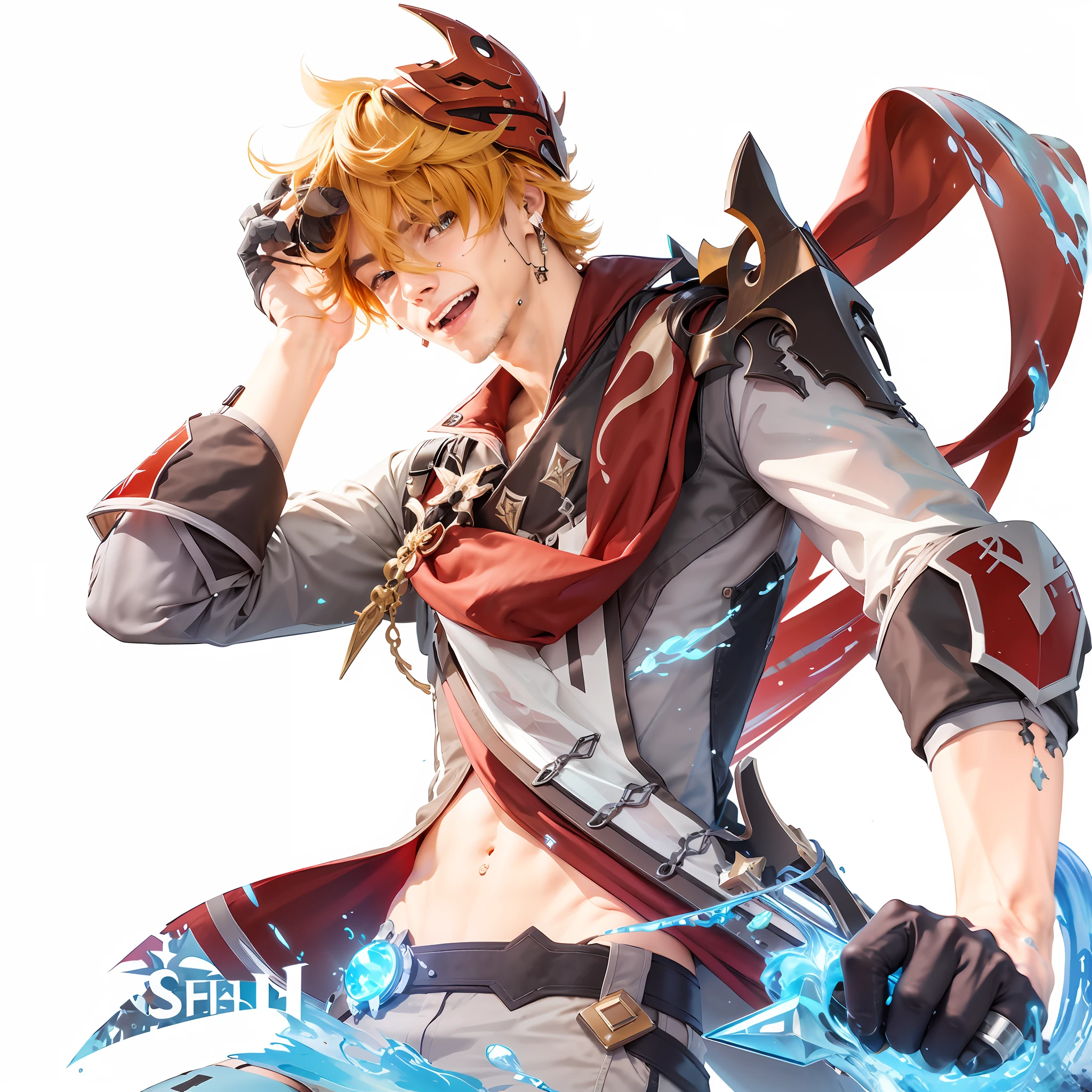anime boy with red hair and a sword in her hand, genshin, keqing from genshin impact, genshin impact character, guilty gear strive splash art, genshin impact style, zhongli from genshin impact, genshin impact, key anime art, rin, video game genshin impact, cushart kenz, handsome guy in demon slayer art, realistic, HDR, highly detailed, 8k, raw photo, masculine, muscular,
ambient occlusion, natural, harmonious composition, warm tones, fine art photography, fix glitch, fix face