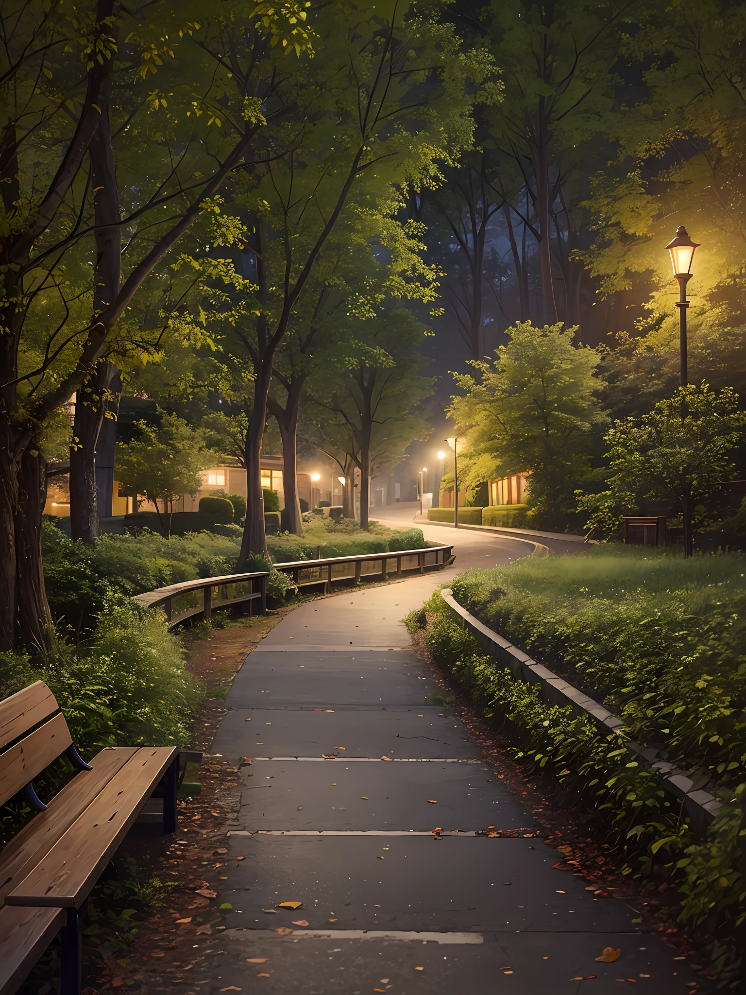 Robust middle-aged man,nighttime view of a park with a bench and a walkway, 2 4 mm ISO 8 0 0, taken with sony a7r camera, 8K 50mm ISO 10, taken with sigma 2 0 mm f 1. 4, 2 4 mm iso 8 0 0 color, Photo taken with Sony A7R, Photo taken with Sony A7R camera