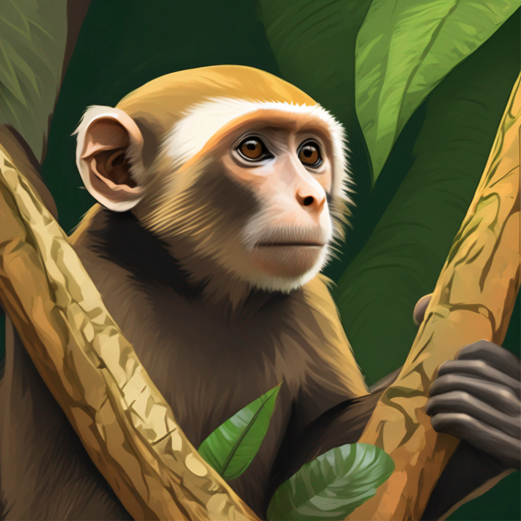 "This digital drawing of a capuchin monkey is an oda to the diversity of the Amazon Forest. Get this NFT to support the protection of this amazing ecosystem.”