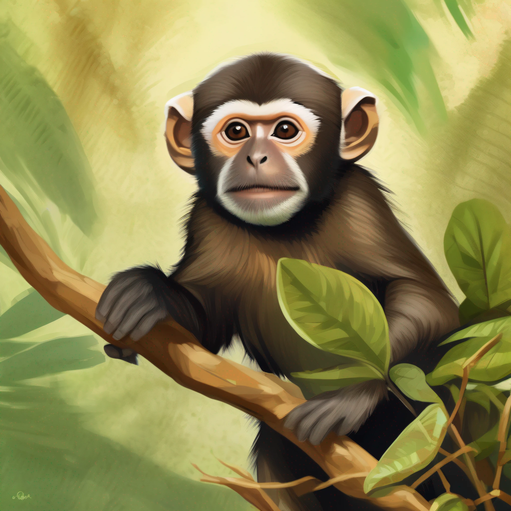 "This digital drawing of a capuchin monkey is an oda to the diversity of the Amazon Forest. Get this NFT to support the protection of this amazing ecosystem.”