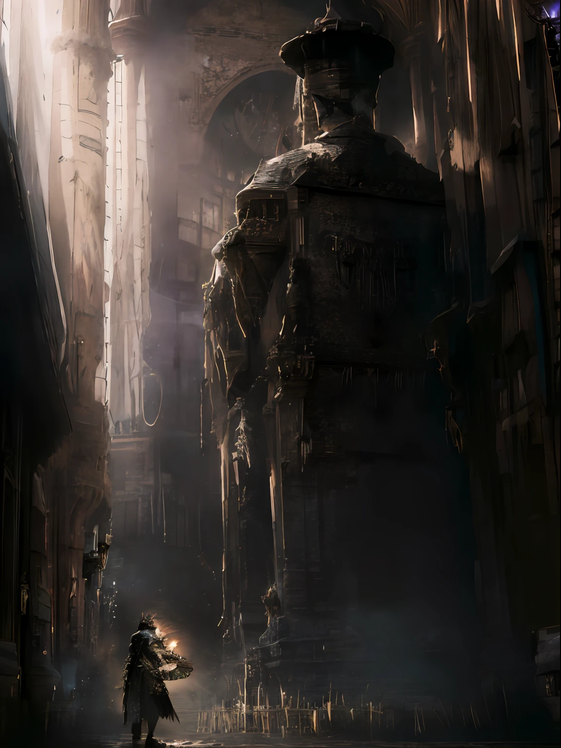 El brujo 3, Gerald de Rivia, Realista, dynamic lights, viejo, metraje completo, (fondo de pantalla 8k extremadamente detallado de la unidad CG), Pose imponente, Manos perfectas, cuatro dedos y un pulgar, Tendencia en ArtStation, tendencia en CGSociety, High detail, sharp-focus, dramatic, fotorrealista.