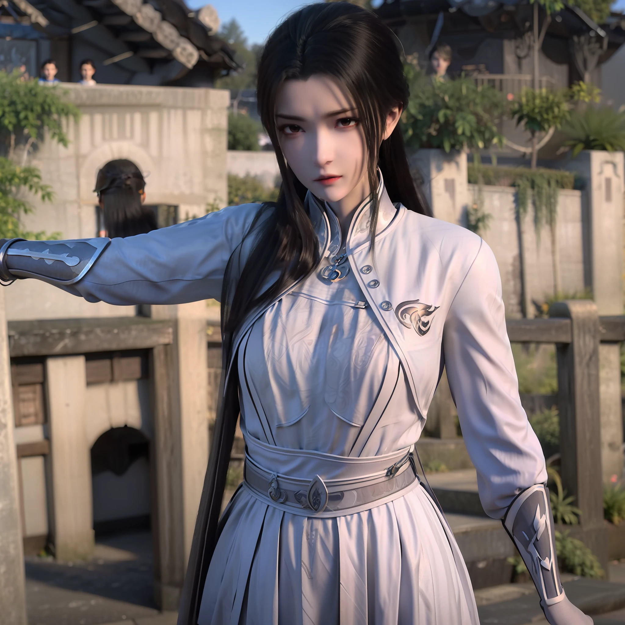 Best Quality, Masterpiece, High Resolution, 8K, (Realistic: 1.4), Ultra High Resolution, 1 Girl, Ultra Detailed, Surreal, Highly Detailed CG Illustration, Official Art, Cinematic Light, Reality, Young Beautiful Girl, Perfect Figure, Perfect Figure, Full View, Perfect Body, (Starting below: 1.3), Mask, Pose, Sexy Long Legs, Confident, Beautiful Sexy, Grey Short Sleeves, Open Abdomen, Black Super Shorts, S-shaped Body, Upturned Hips, Assuming, Posing, Different Perspectives