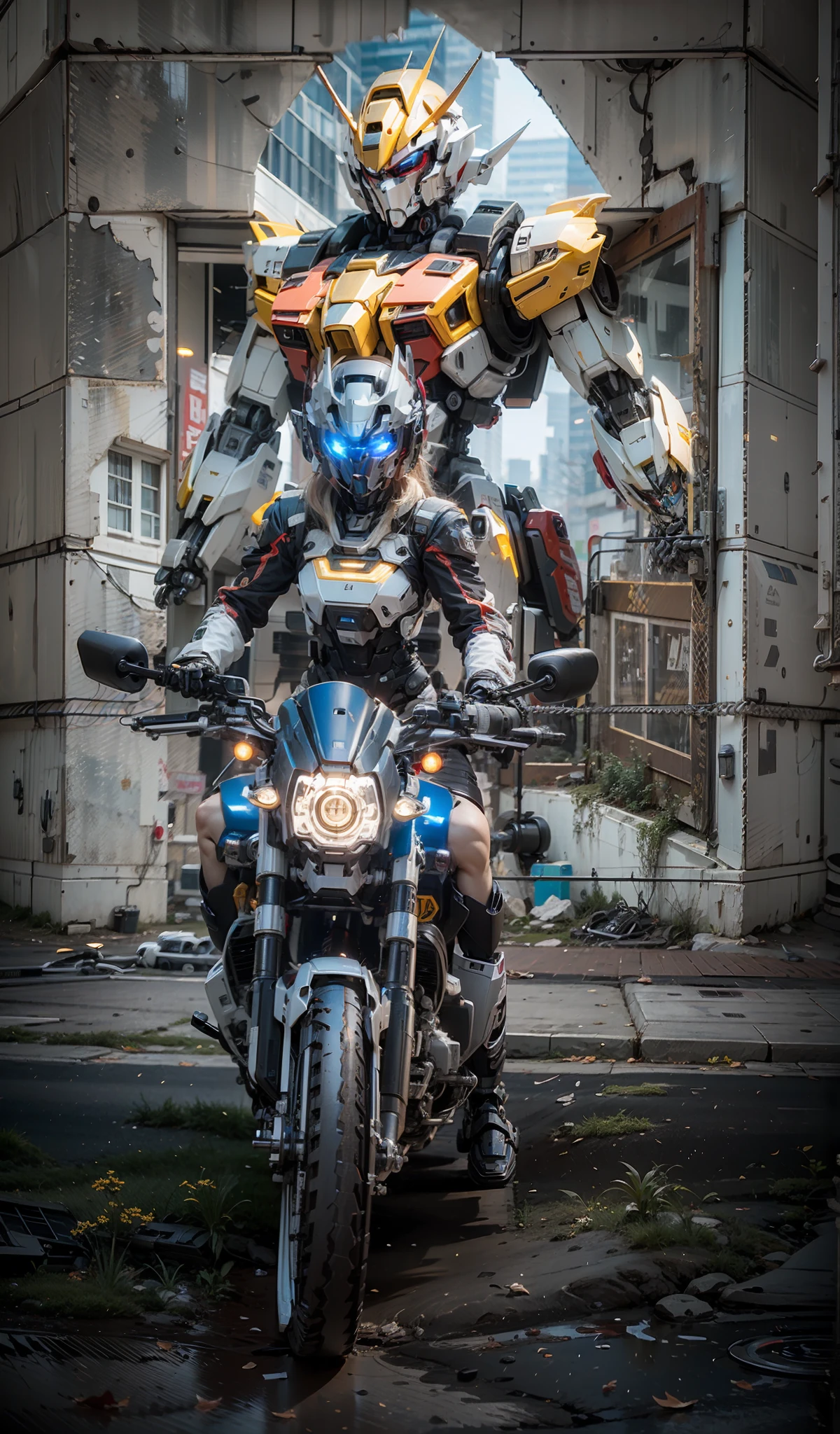 Red-black Gundam robot,ultra-detaile,3d,Complex structures