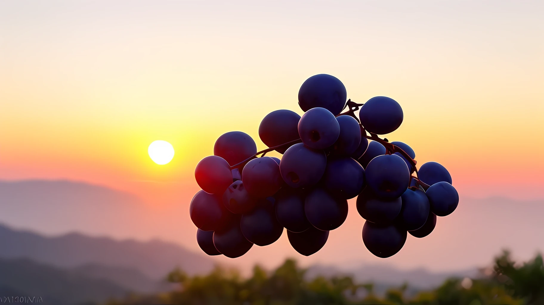 Uvas, uvas, uva, frutas, naturais, natureza, nature, linda, fotorrealismo, fotorrealista, ultrahd, 4k, texturasdetalhadas, sombras detalhadas, cores detalhadas, por do sol, sol se pondo, sunset, natureza linda, uvas, fundo preto, por do sol, rios, --auto