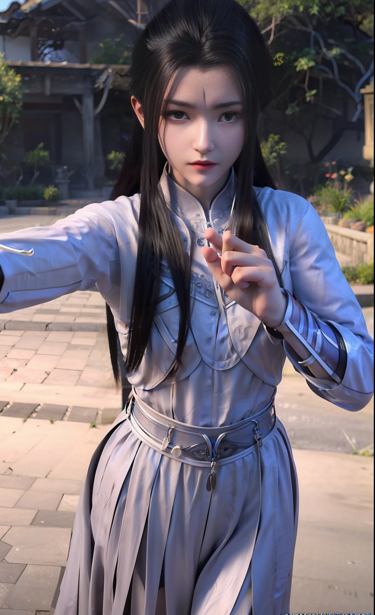 Best Quality, Masterpiece, High Resolution, 8K, (Realistic: 1.4), Ultra High Resolution, 1 Girl, Ultra Detailed, Surreal, Highly Detailed CG Illustration, Official Art, Cinematic Light, Reality, Young Beautiful Girl, Perfect Figure, Perfect Figure, Full View, Perfect Body, (Starting below: 1.3), Mask, Pose, Sexy Long Legs, Confident, Beautiful Sexy, Grey Short Sleeves, Open Abdomen, Black Super Shorts, S-shaped Body, Upturned Hips, Assuming, Posing, Different Perspectives