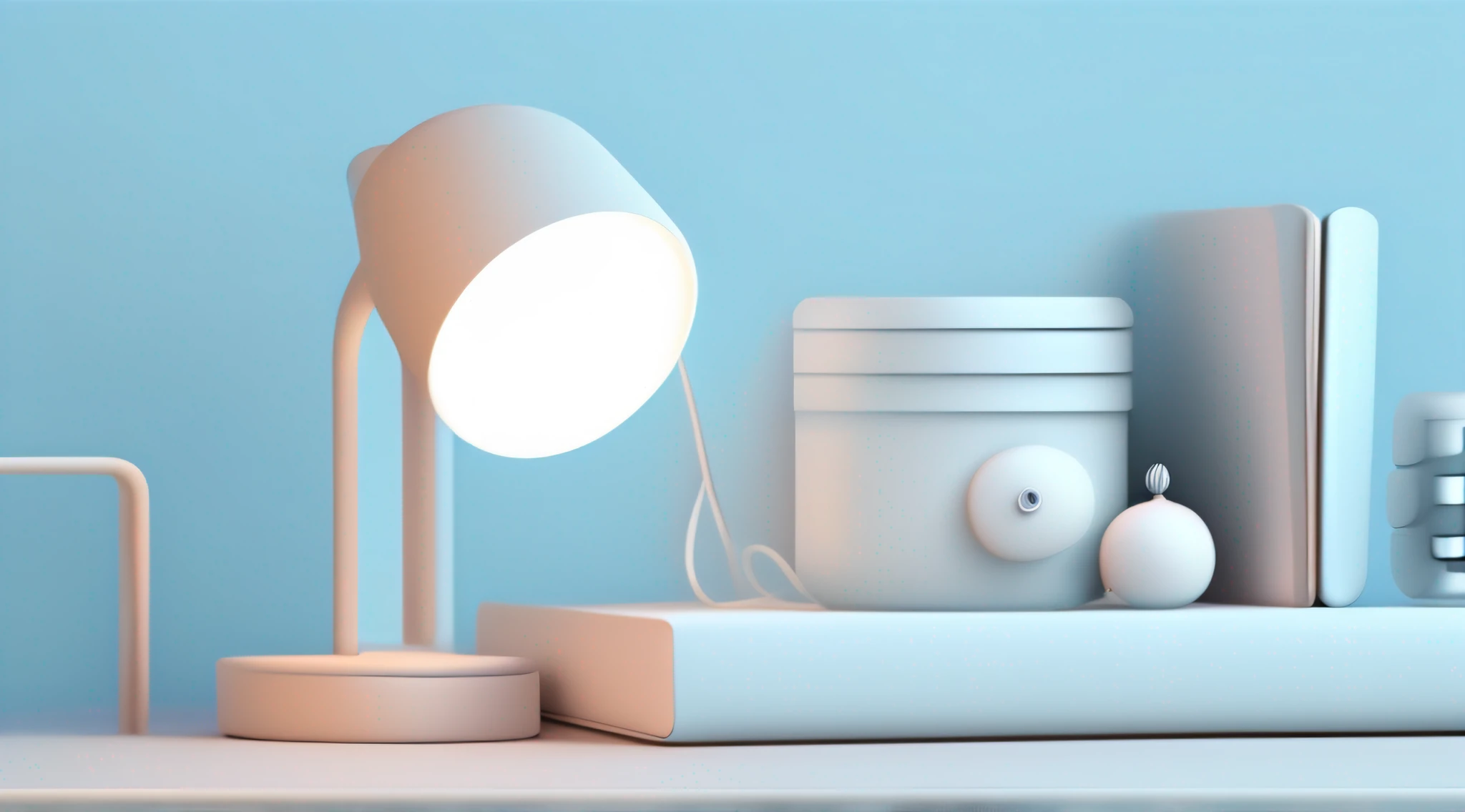 Generate a light blue background image for your live cover
